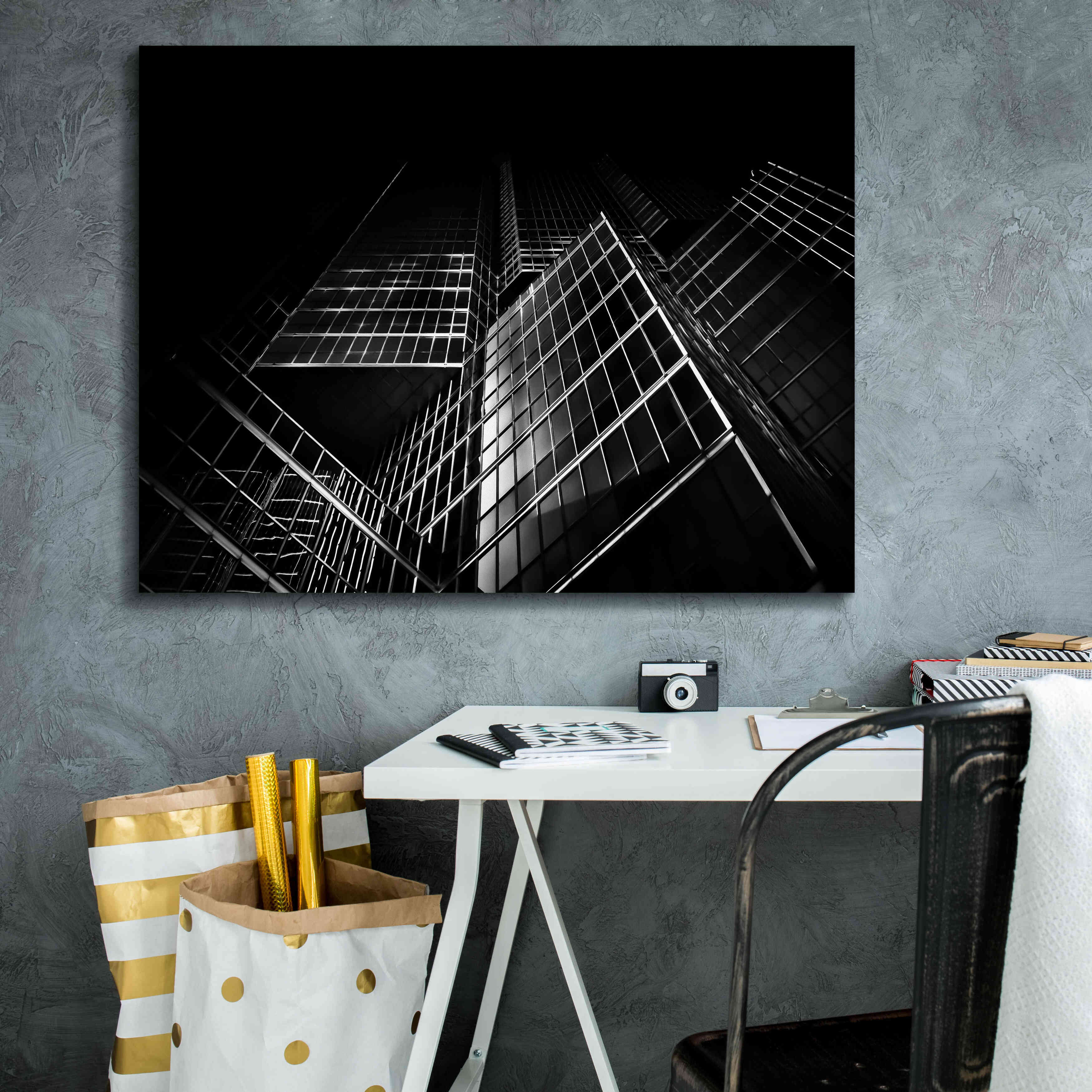 'No 200 King St W' by Brian Carson, Giclee Canvas Wall Art,34 x 26