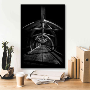 'Puente de Luz Pedestrian Bridge No 1' by Brian Carson, Giclee Canvas Wall Art,18 x 26