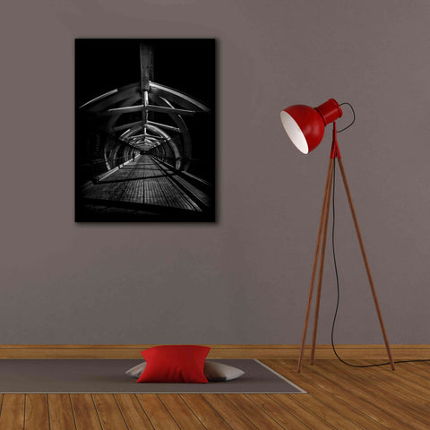 Image of 'Puente de Luz Pedestrian Bridge No 1' by Brian Carson, Giclee Canvas Wall Art,26 x 34