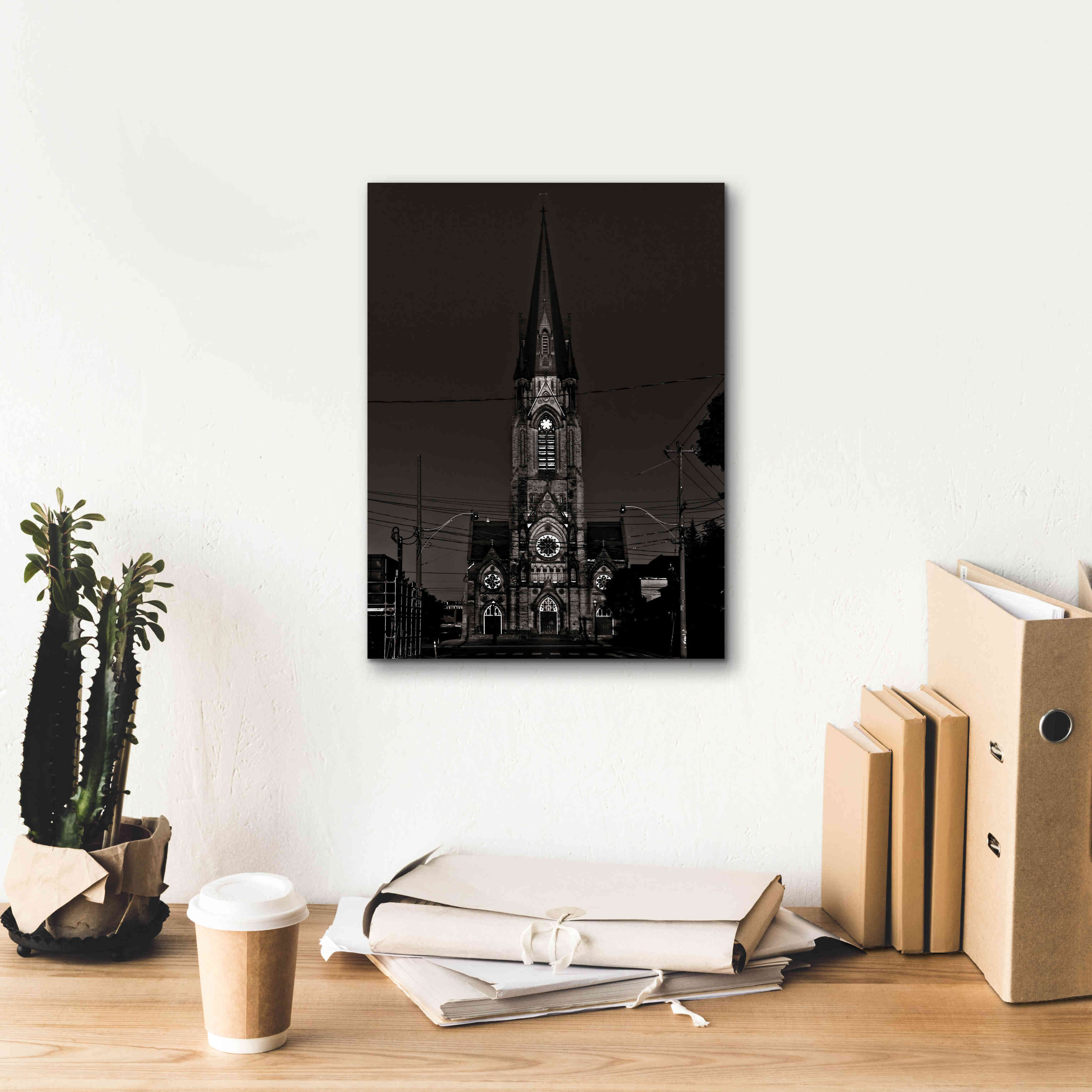 'St. Mary's Church No 1' by Brian Carson, Giclee Canvas Wall Art,12 x 16