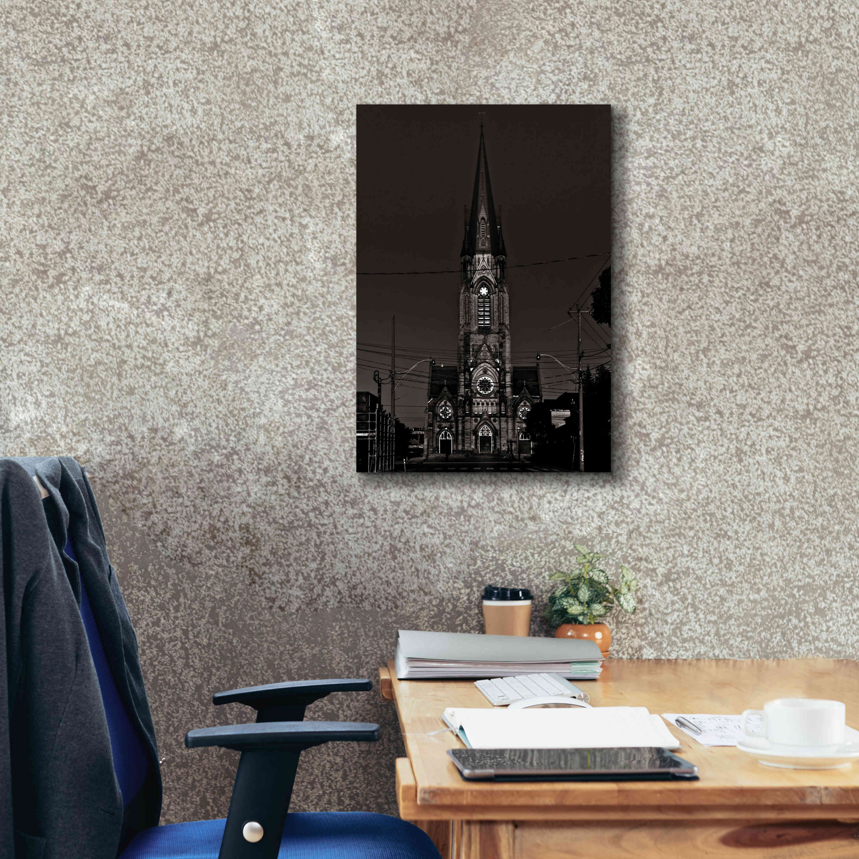 'St. Mary's Church No 1' by Brian Carson, Giclee Canvas Wall Art,18 x 26