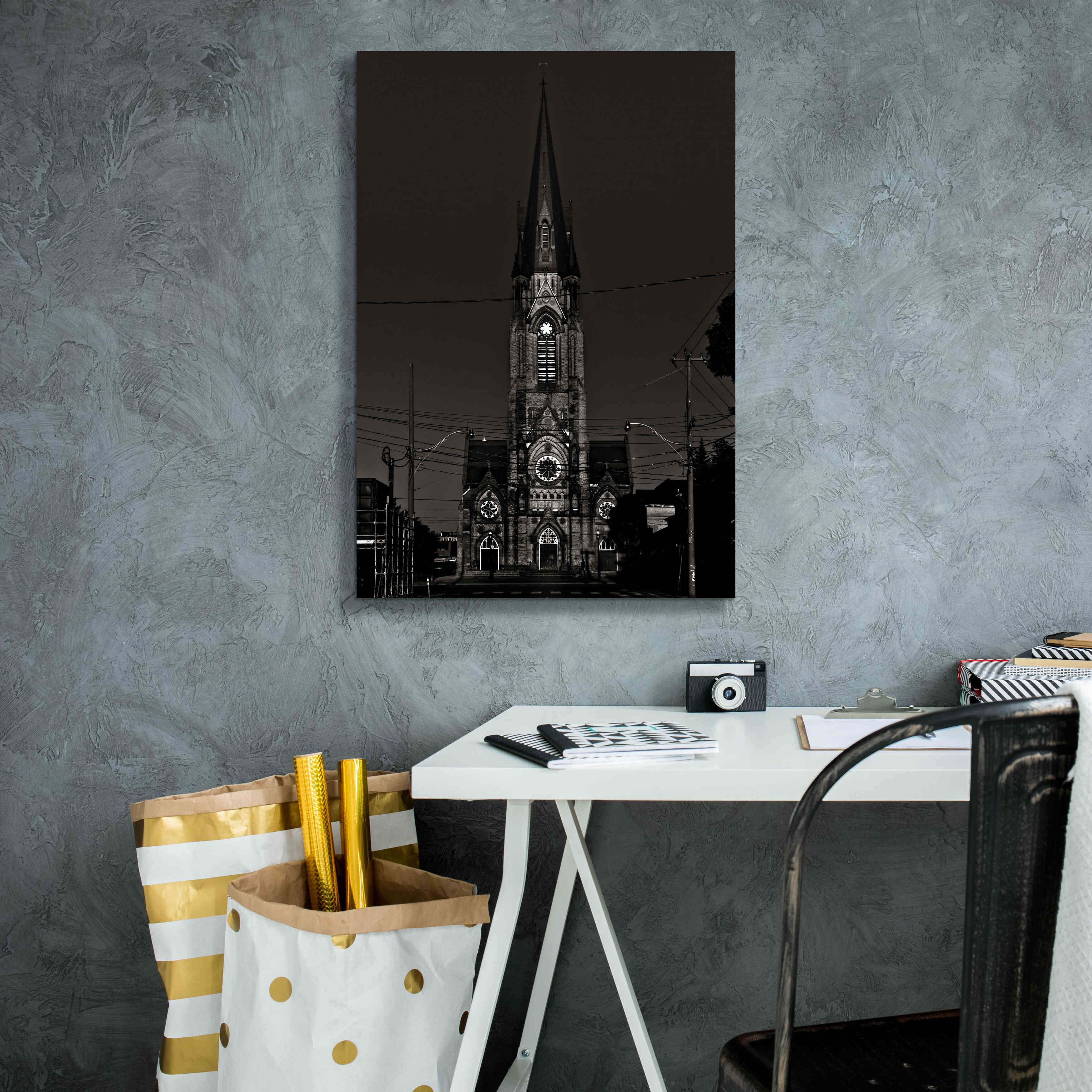 'St. Mary's Church No 1' by Brian Carson, Giclee Canvas Wall Art,18 x 26