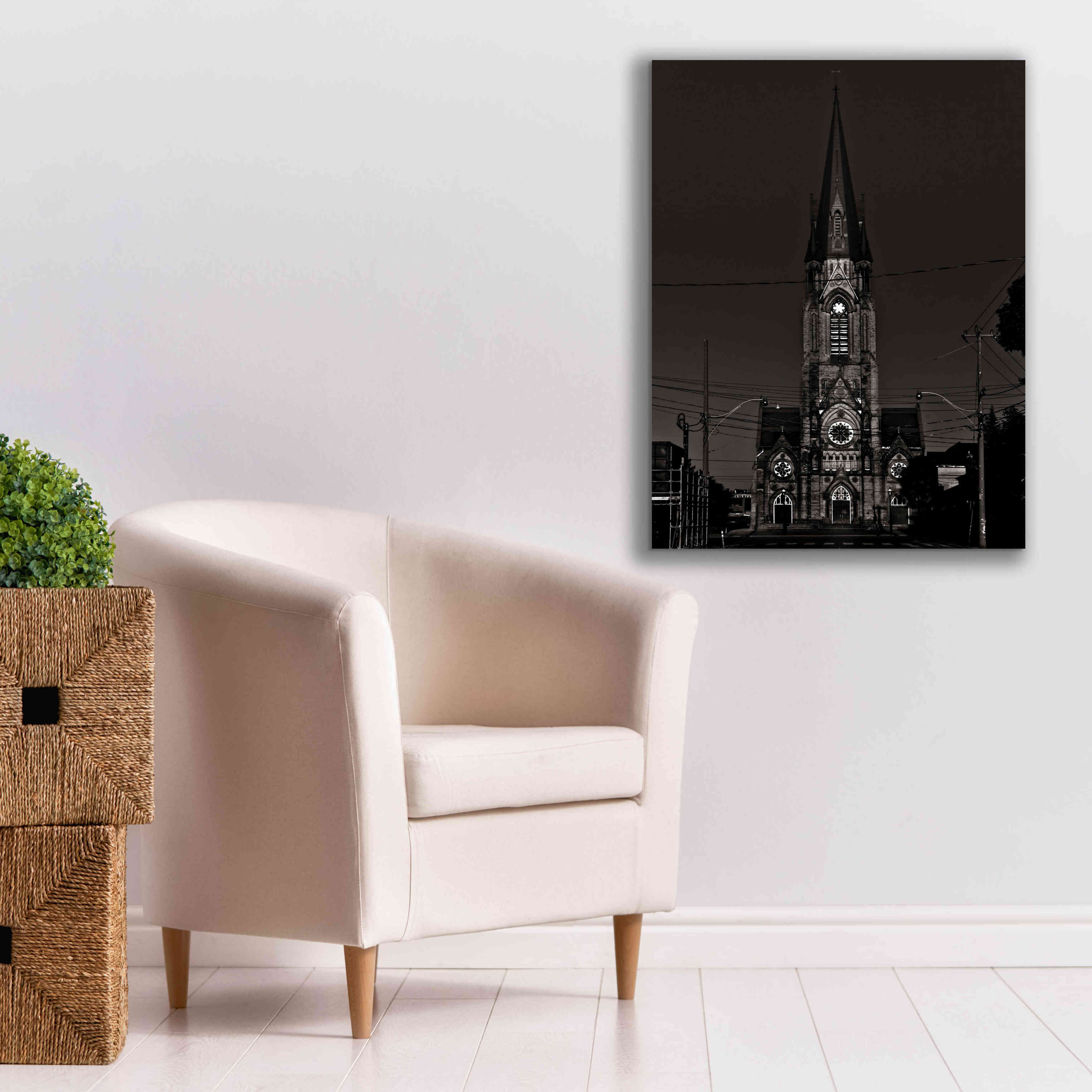 'St. Mary's Church No 1' by Brian Carson, Giclee Canvas Wall Art,26 x 34