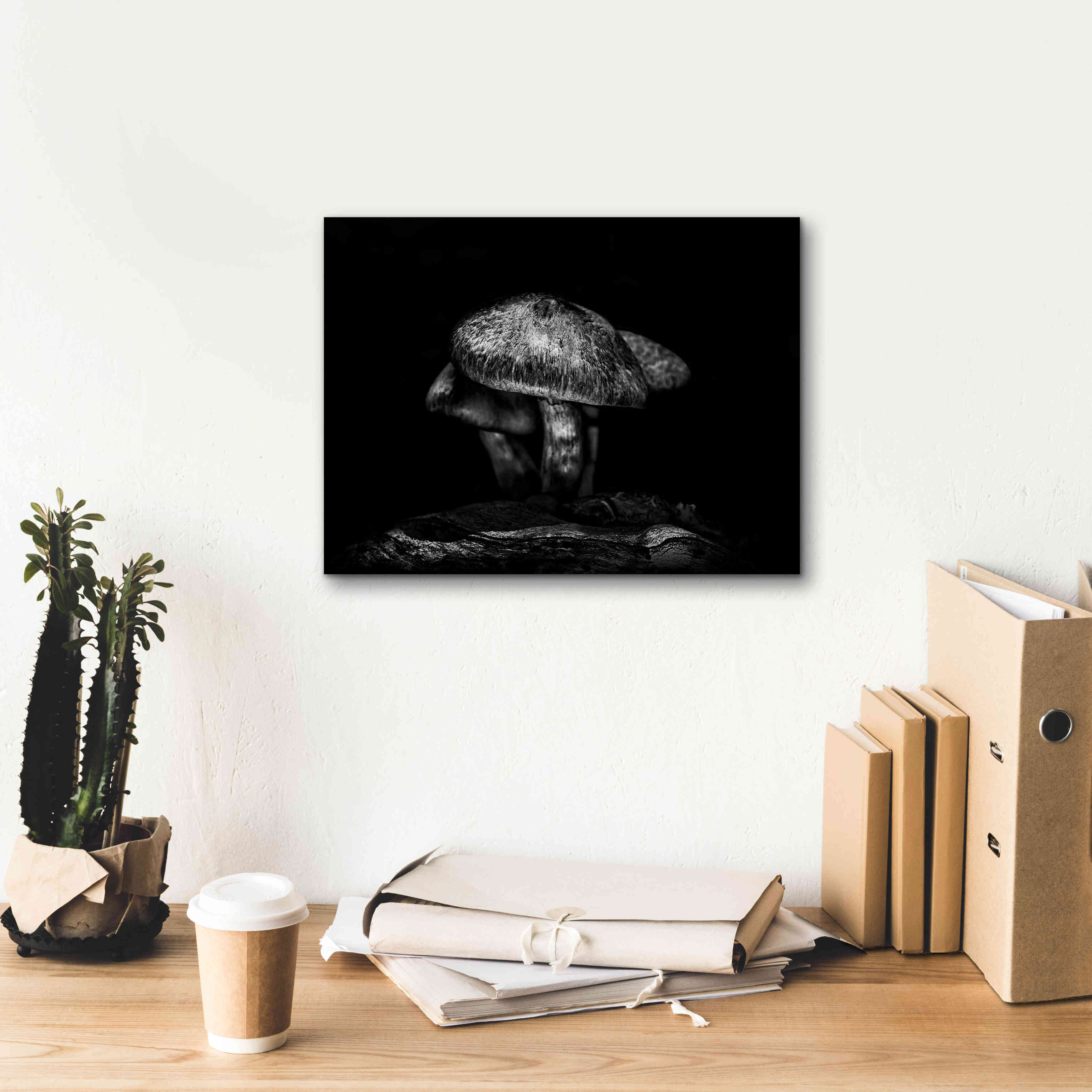 'Toadstools On A Trail No 1' by Brian Carson, Giclee Canvas Wall Art,16 x 12
