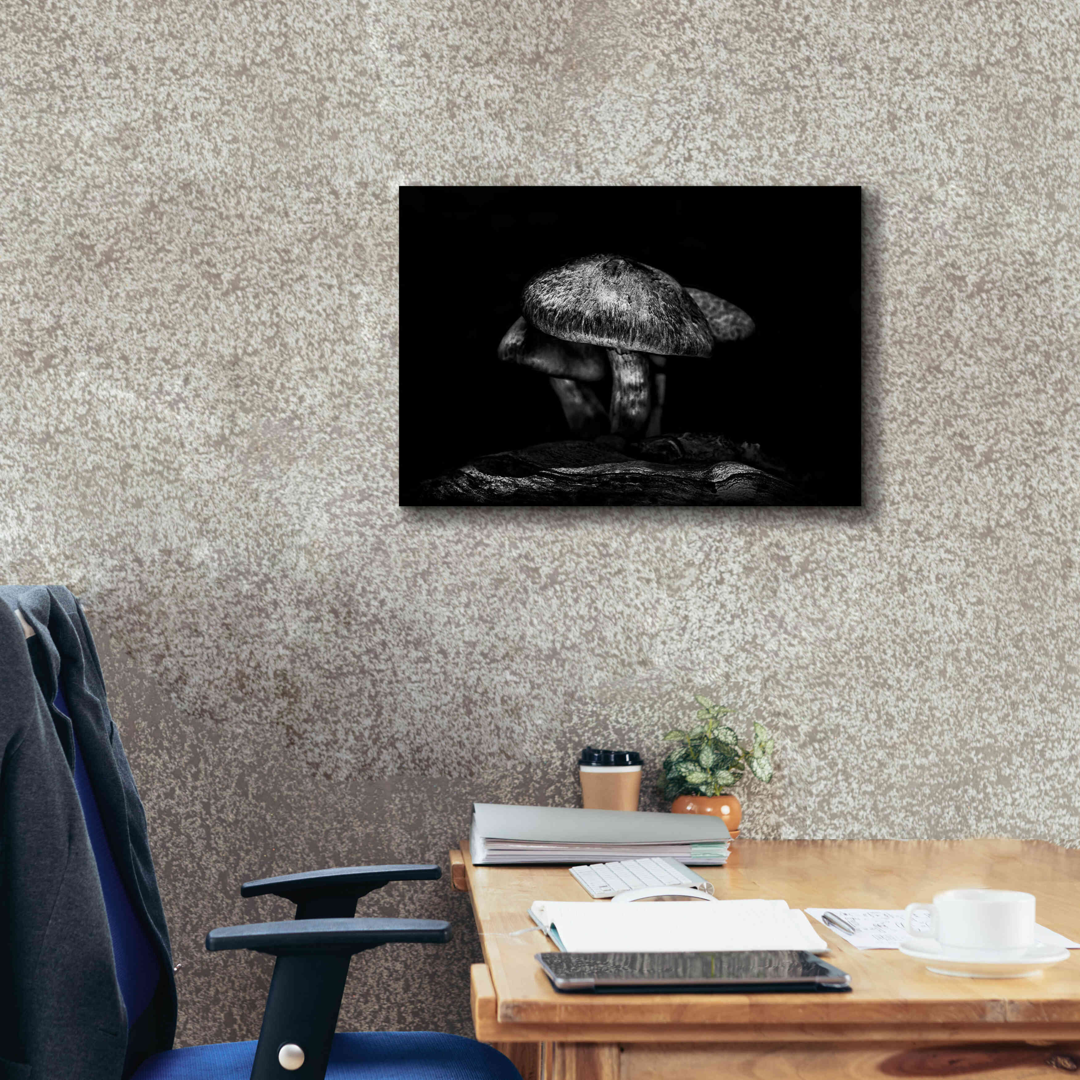'Toadstools On A Trail No 1' by Brian Carson, Giclee Canvas Wall Art,26 x 18
