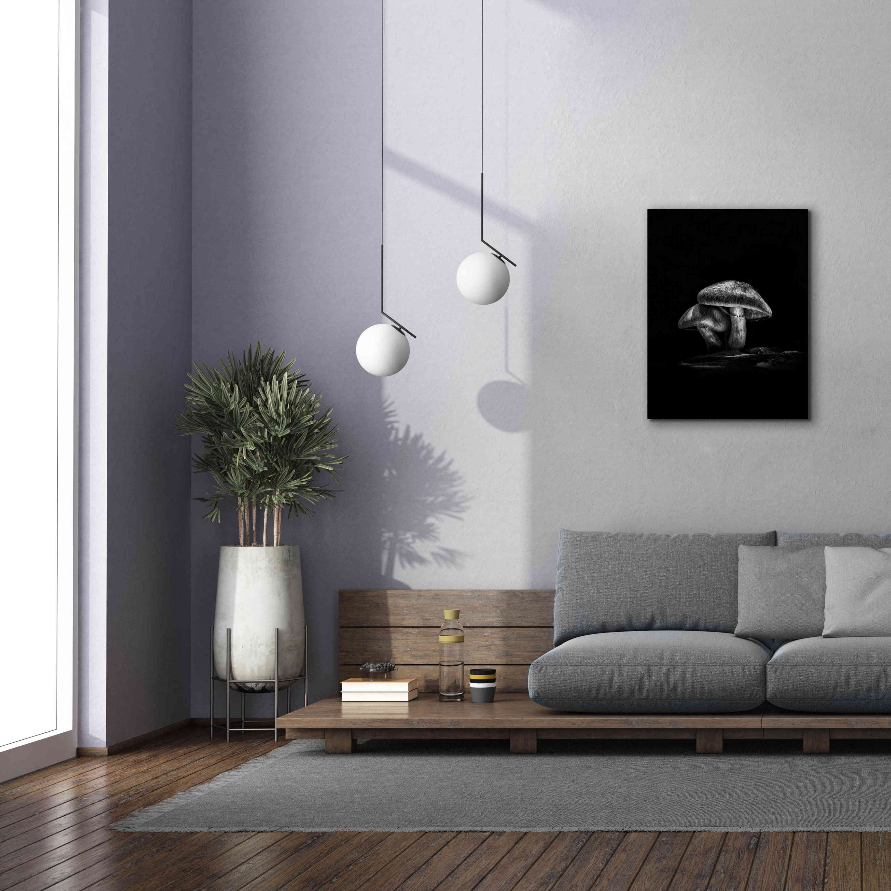 'Toadstools On A Trail No 2' by Brian Carson, Giclee Canvas Wall Art,26 x 34