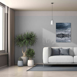 'Toronto Skyline From Colonel Samuel Smith Park Reflection No 1' by Brian Carson, Giclee Canvas Wall Art,26 x 34