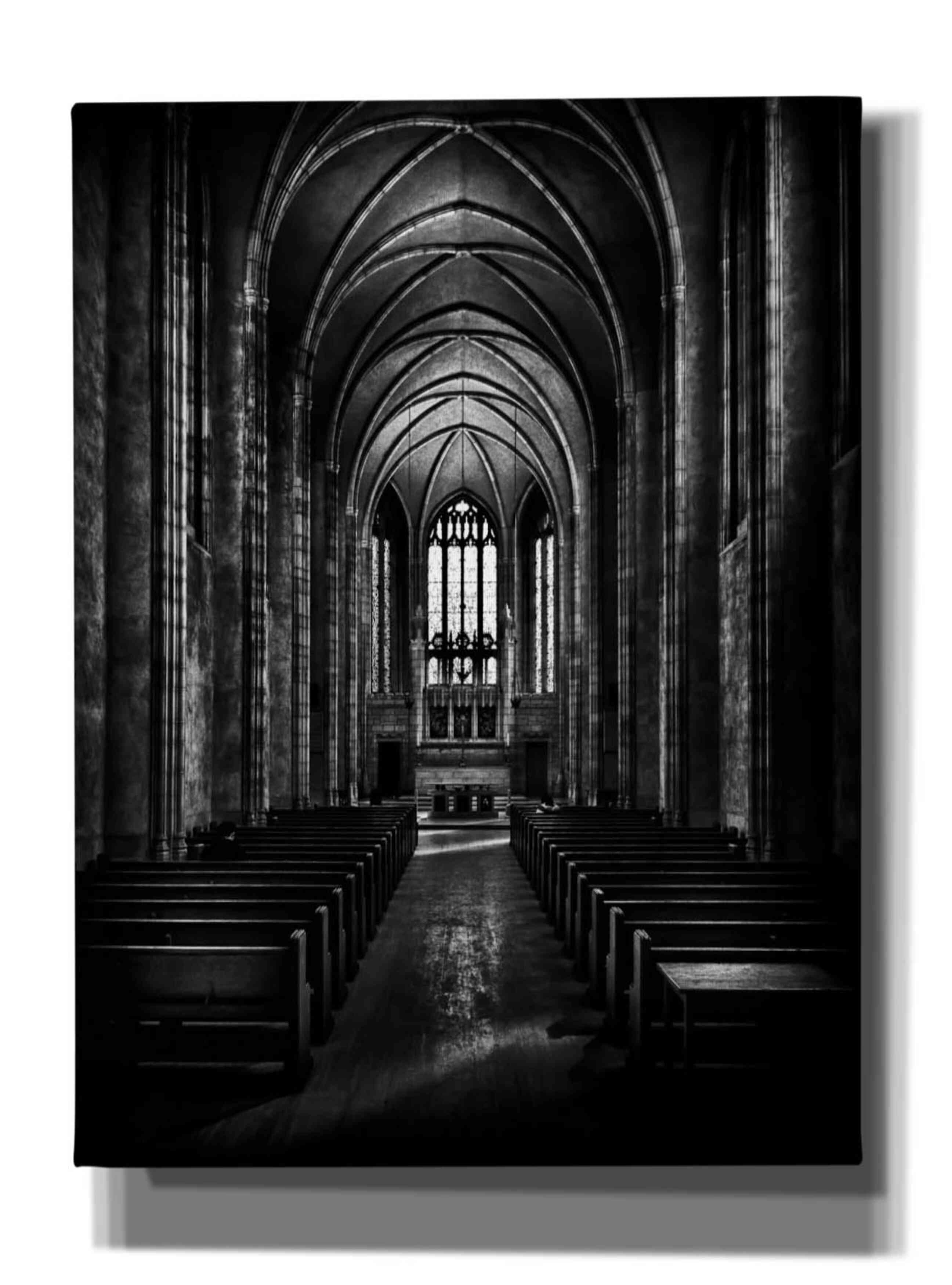 'Trinity College Chapel' by Brian Carson, Giclee Canvas Wall Art