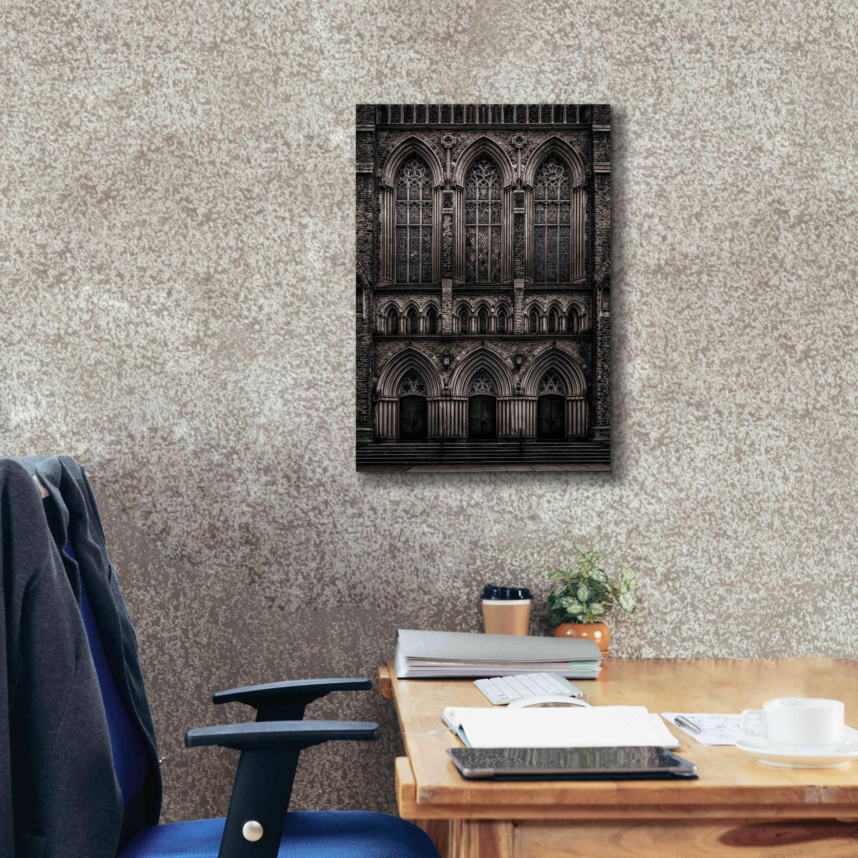 'St Pauls Bloor Street No 2' by Brian Carson, Giclee Canvas Wall Art,18 x 26