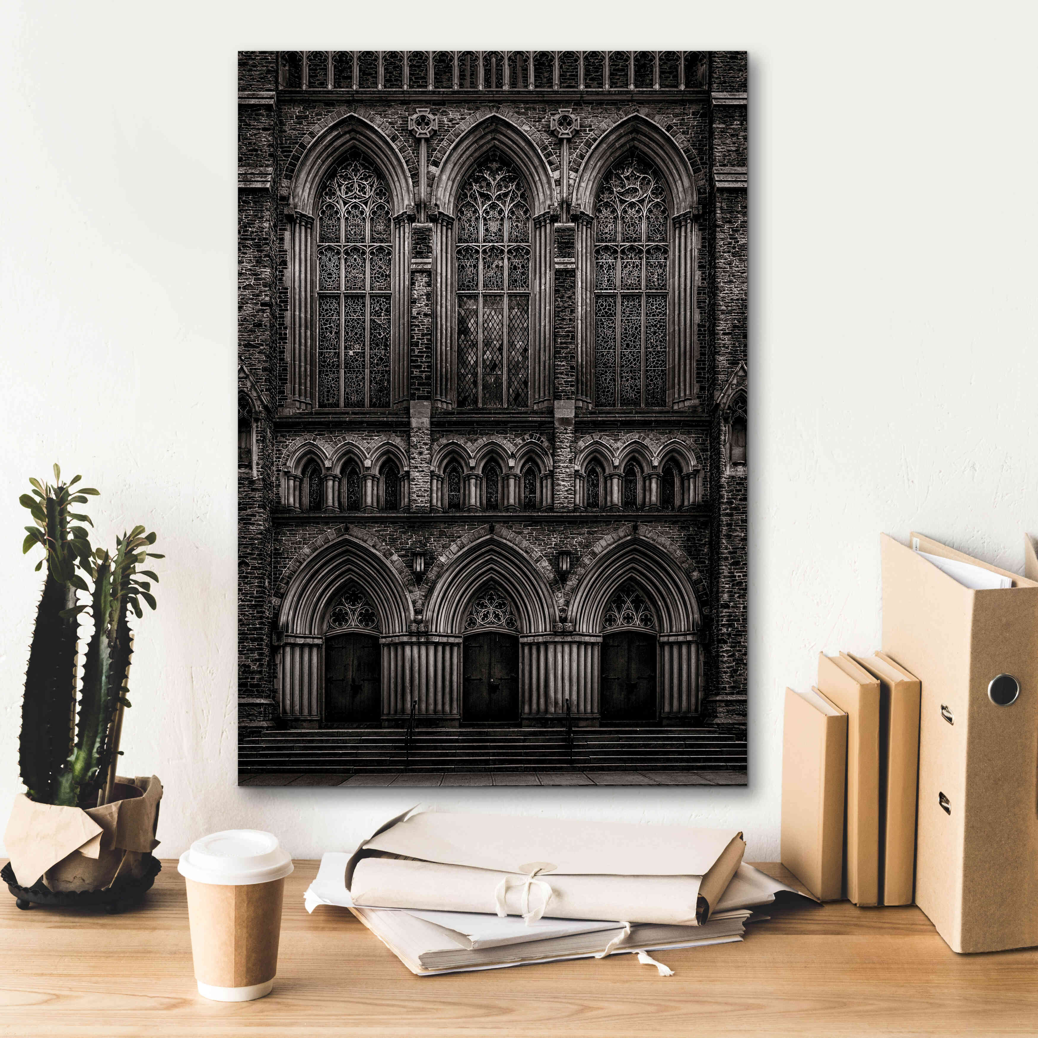 'St Pauls Bloor Street No 2' by Brian Carson, Giclee Canvas Wall Art,18 x 26