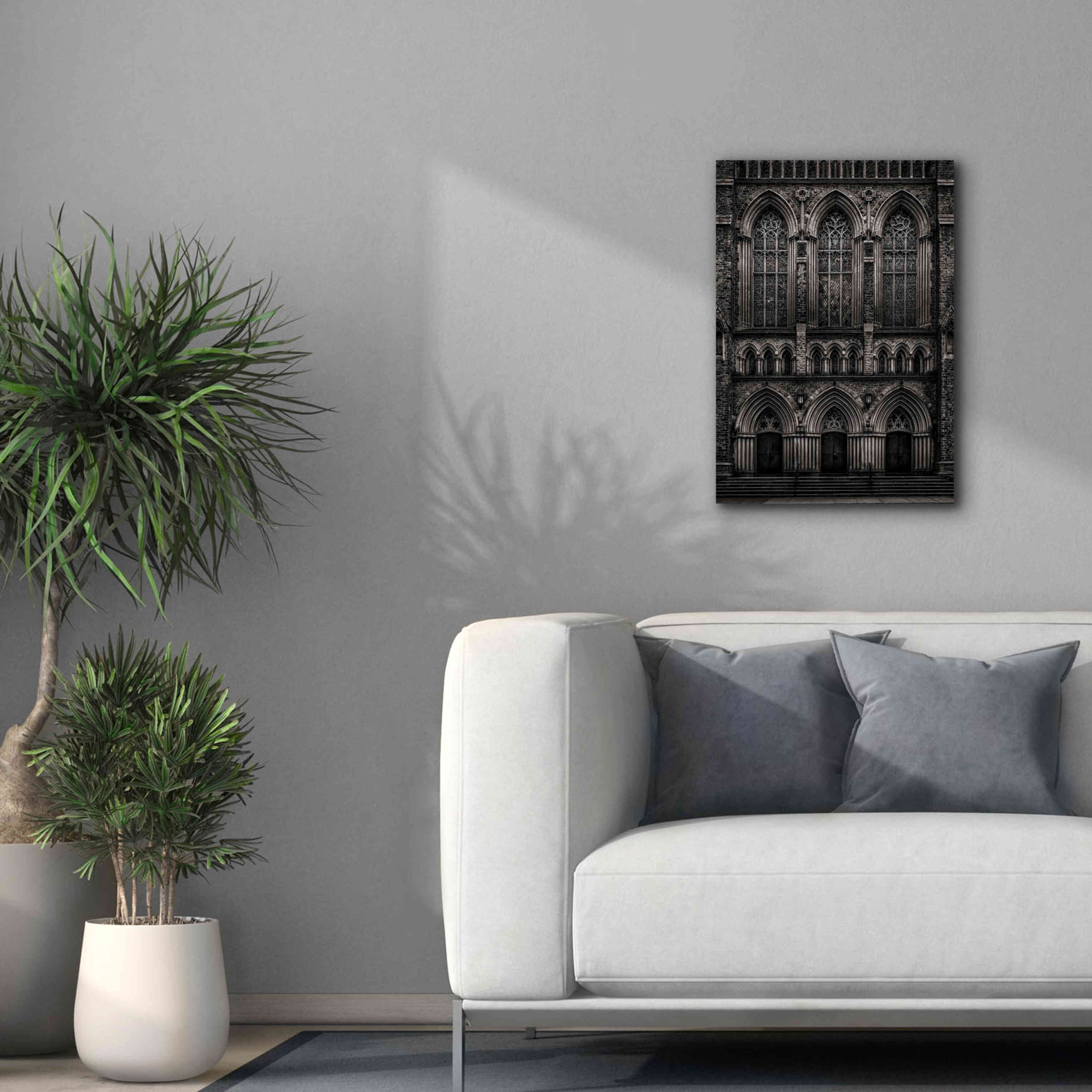 'St Pauls Bloor Street No 2' by Brian Carson, Giclee Canvas Wall Art,18 x 26
