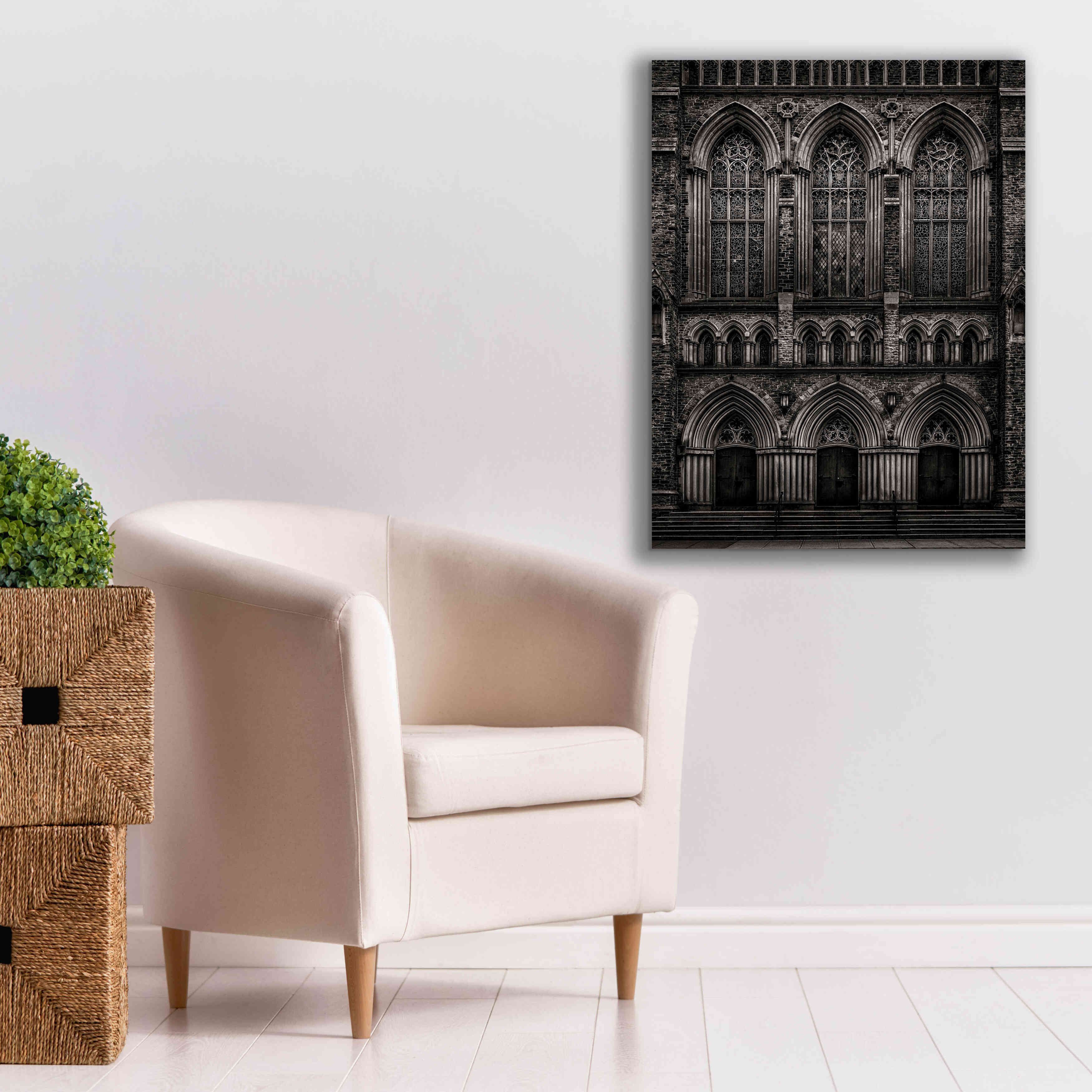 'St Pauls Bloor Street No 2' by Brian Carson, Giclee Canvas Wall Art,26 x 34
