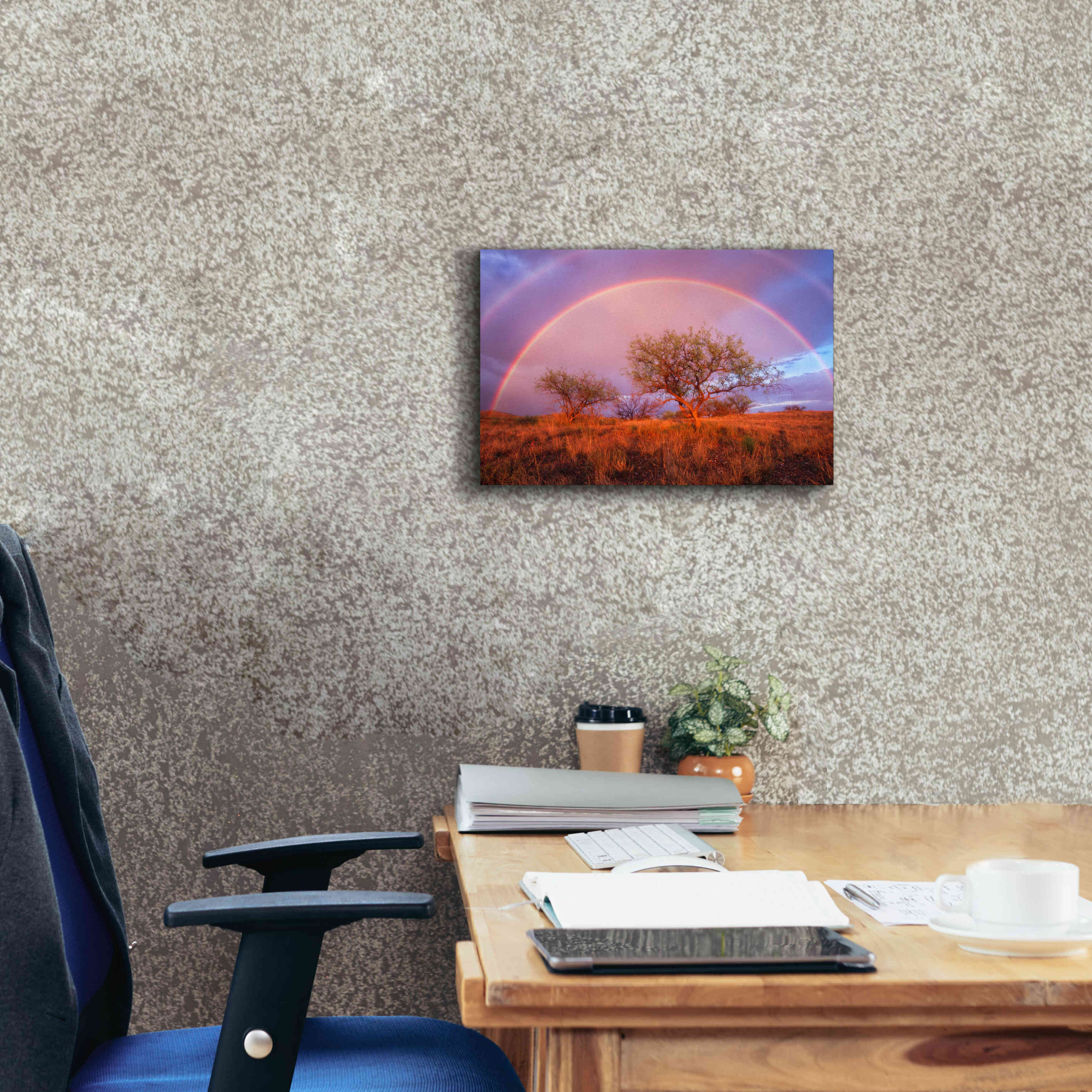 'Arizona Rainbow' by Thomas Haney, Giclee Canvas Wall Art,18 x 12