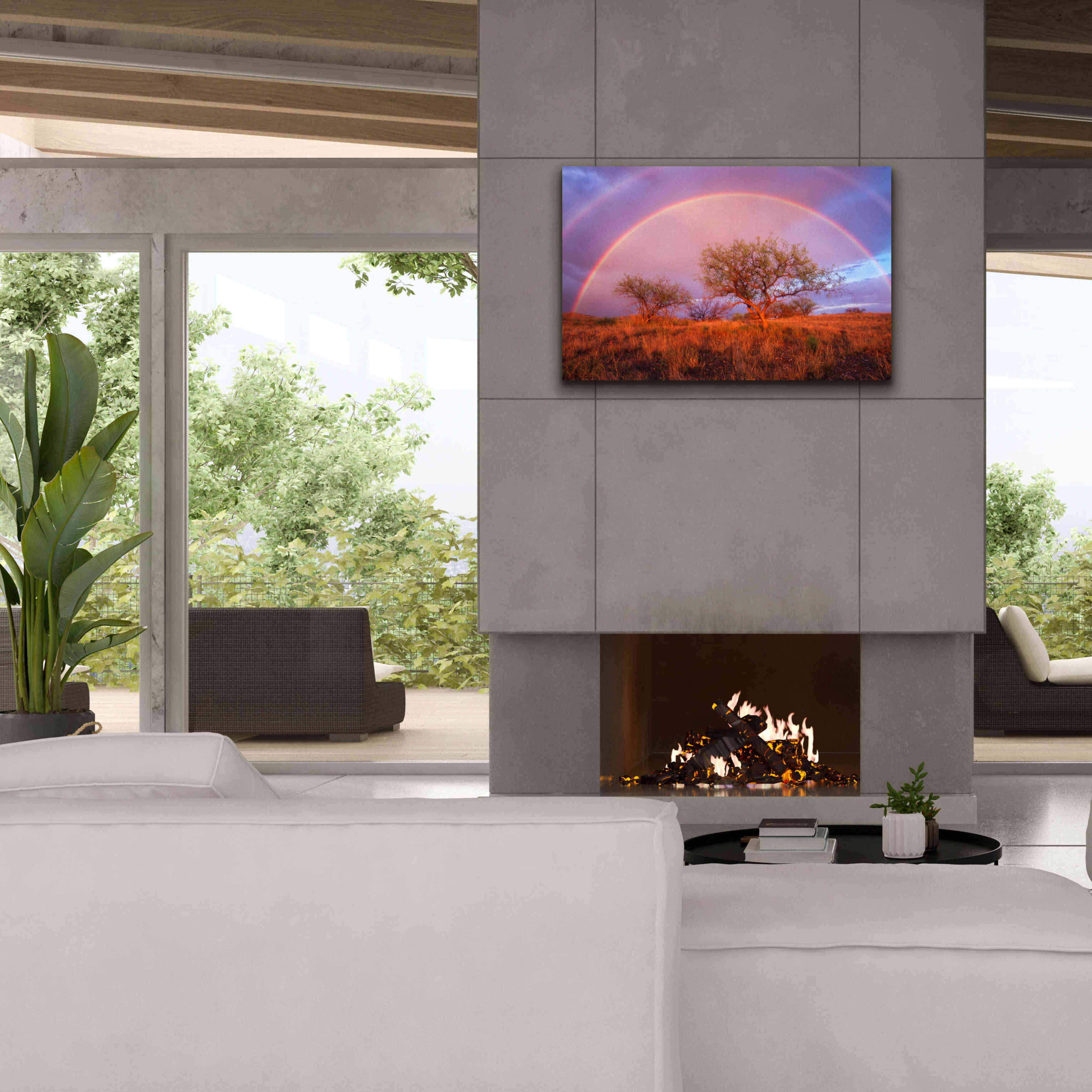 'Arizona Rainbow' by Thomas Haney, Giclee Canvas Wall Art,40 x 26