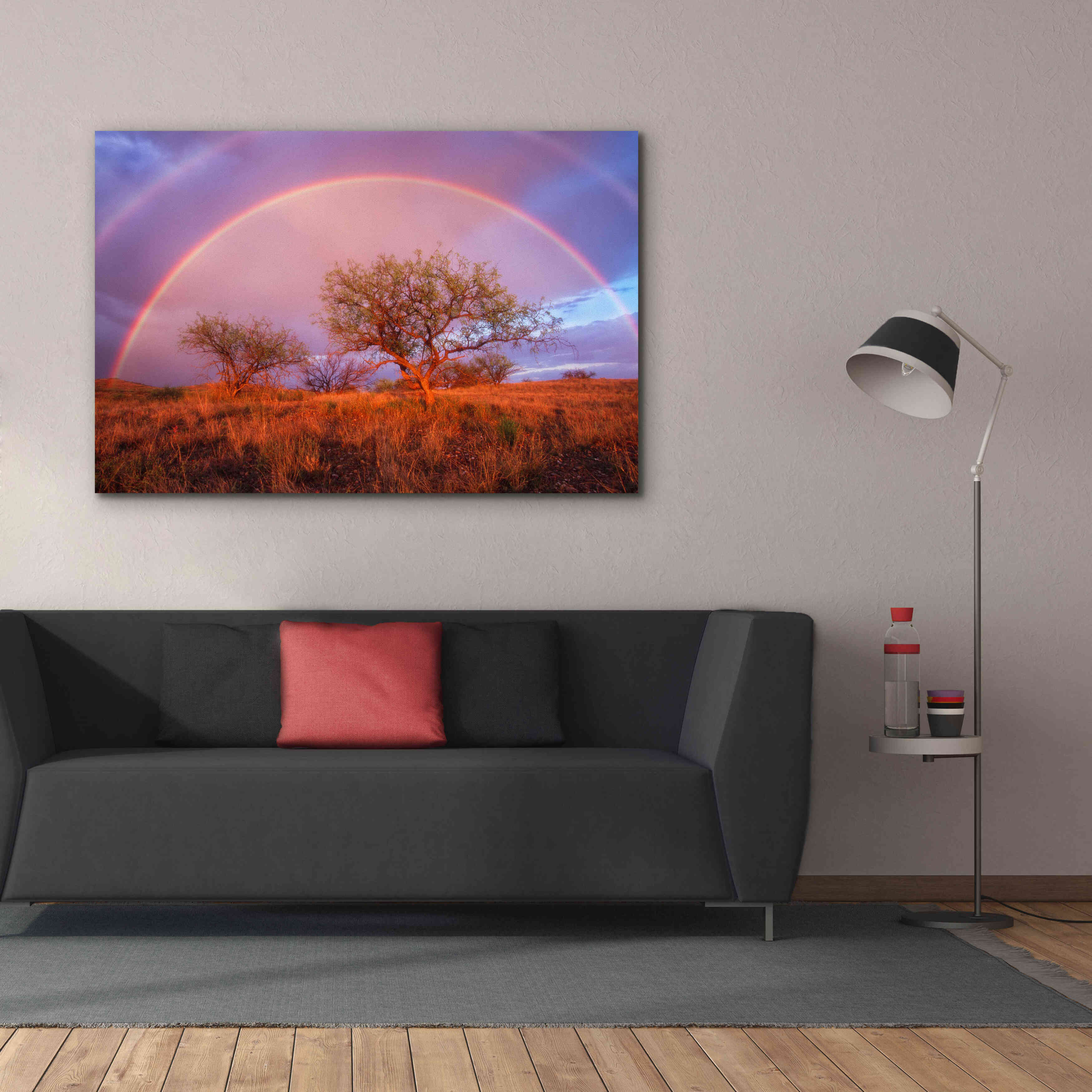 'Arizona Rainbow' by Thomas Haney, Giclee Canvas Wall Art,60 x 40