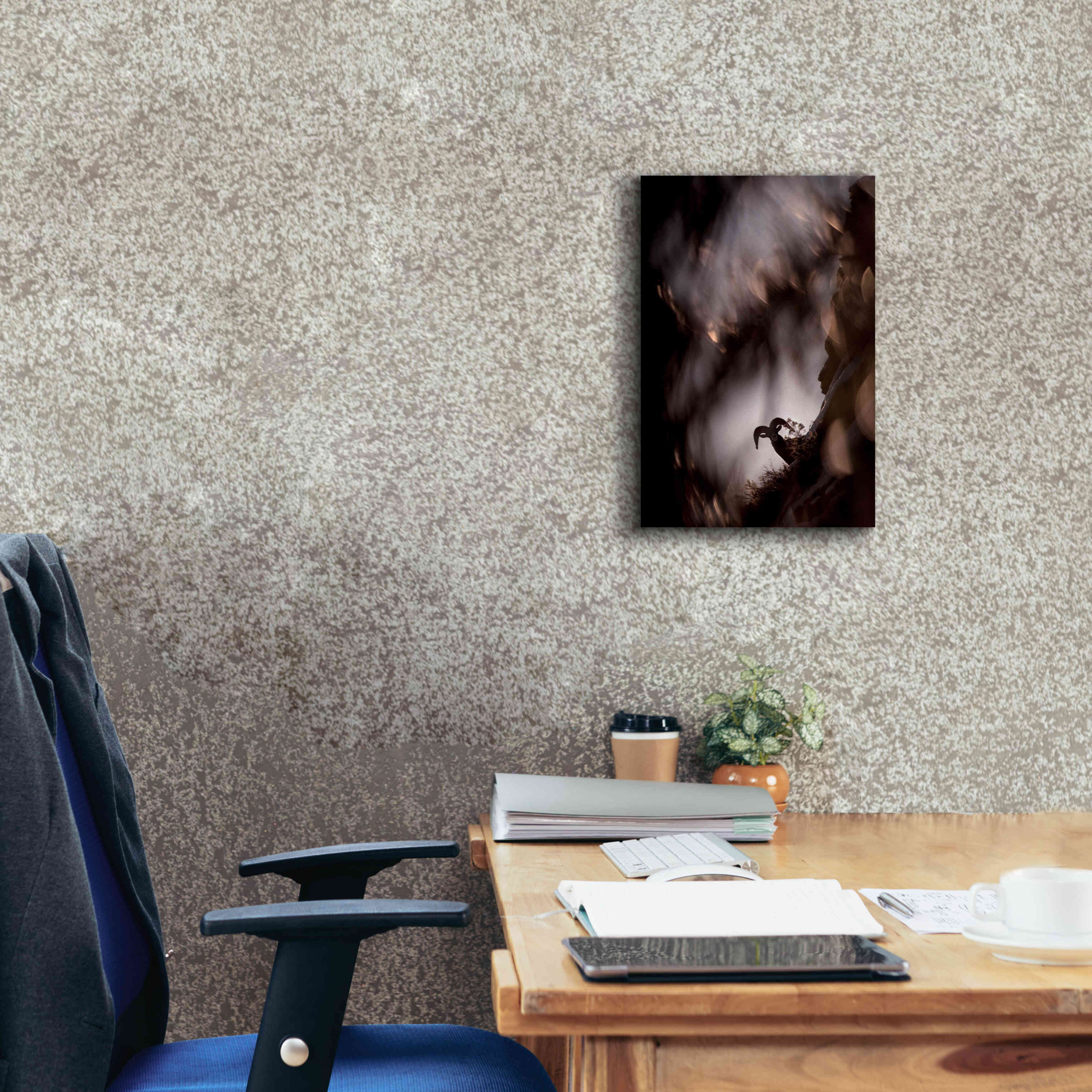 'Bighorn Silhouette Best' by Thomas Haney, Giclee Canvas Wall Art,12 x 18