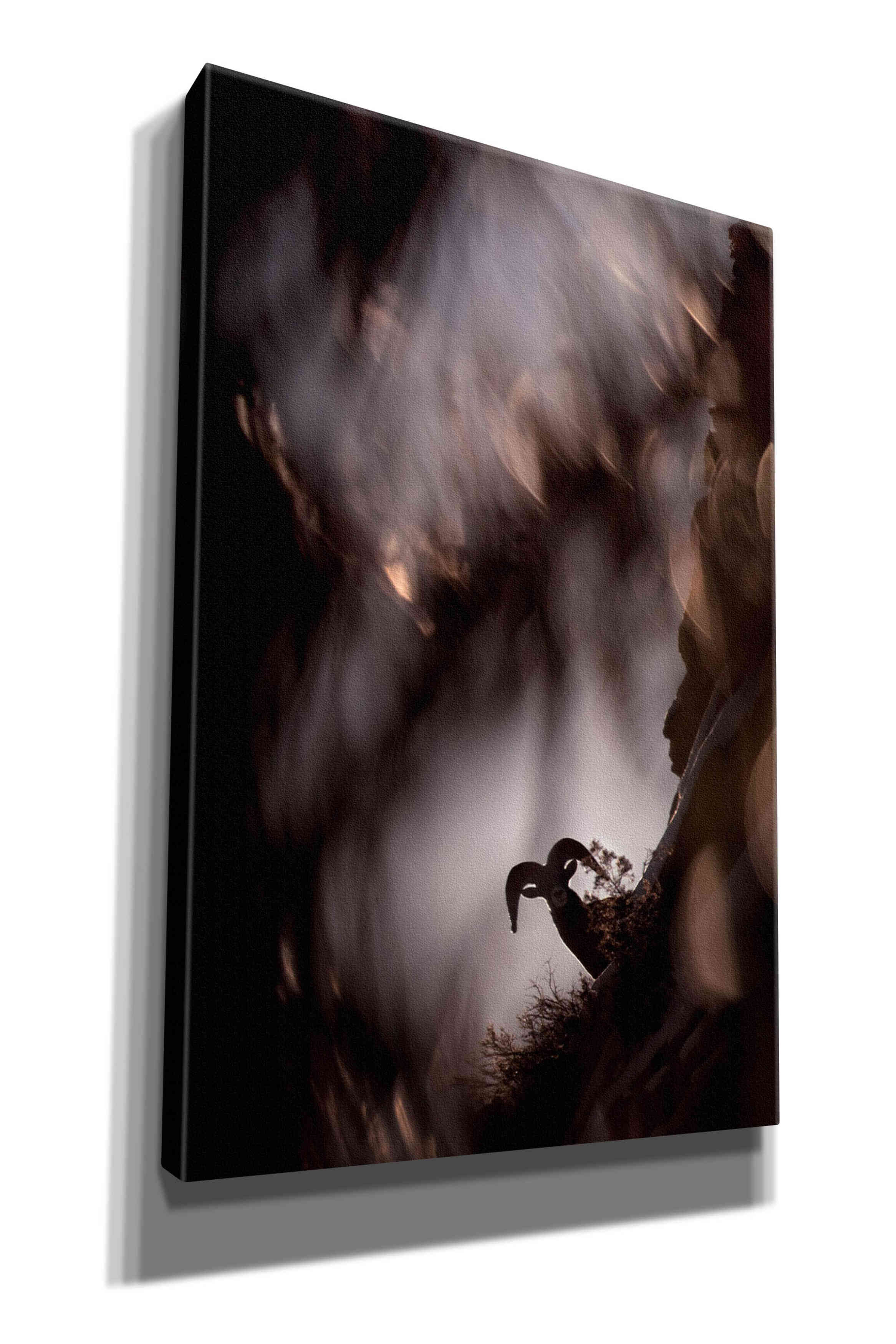 'Bighorn Silhouette Best' by Thomas Haney, Giclee Canvas Wall Art