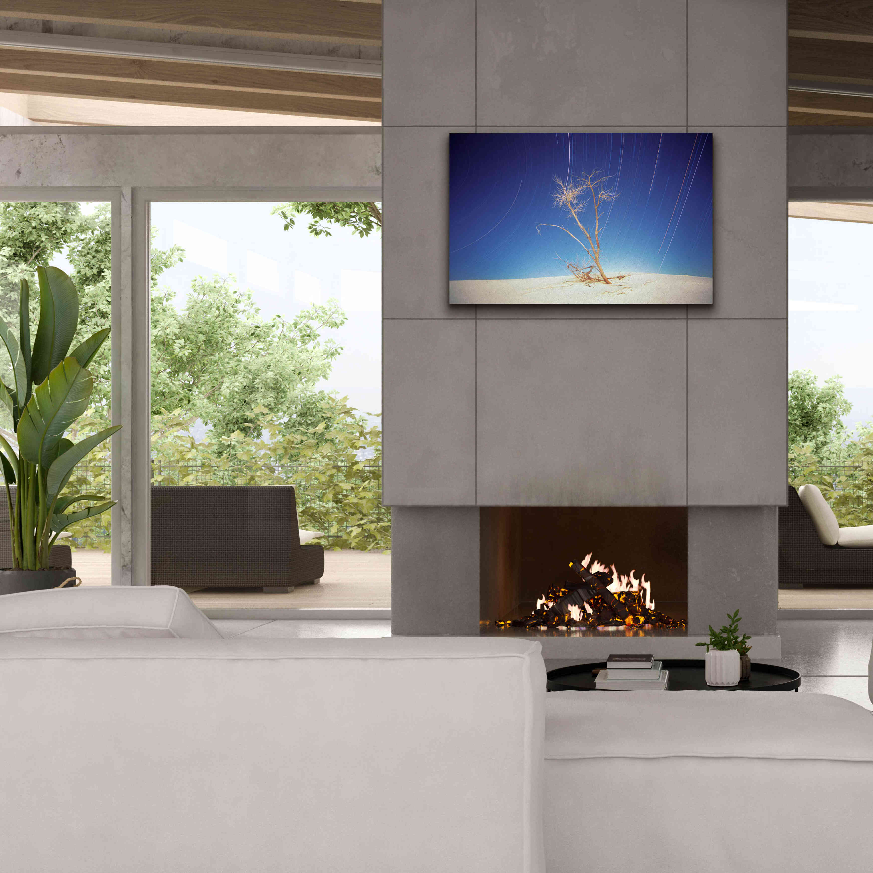'Bright Cottonwood Drum Scan' by Thomas Haney, Giclee Canvas Wall Art,40 x 26