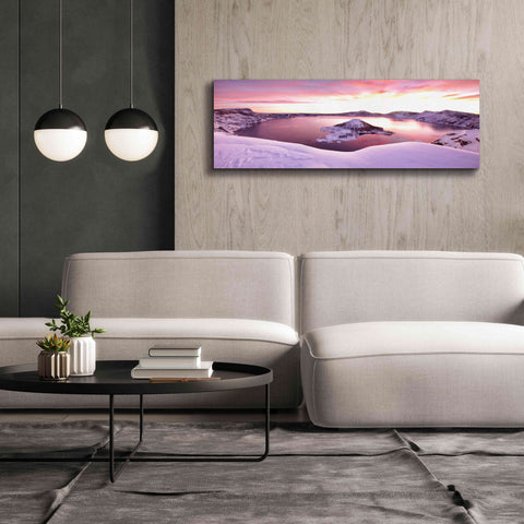 Image of 'Crater Lake Pano 4 2' by Thomas Haney, Giclee Canvas Wall Art,60 x 20