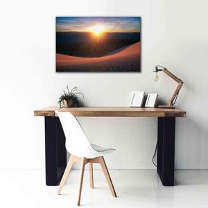 'Curved Dune Spot Removed' by Thomas Haney, Giclee Canvas Wall Art,40 x 26
