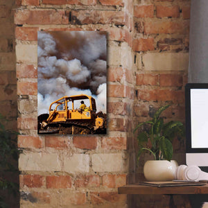 'Dozer' by Thomas Haney, Giclee Canvas Wall Art,12 x 18