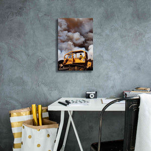 'Dozer' by Thomas Haney, Giclee Canvas Wall Art,12 x 18