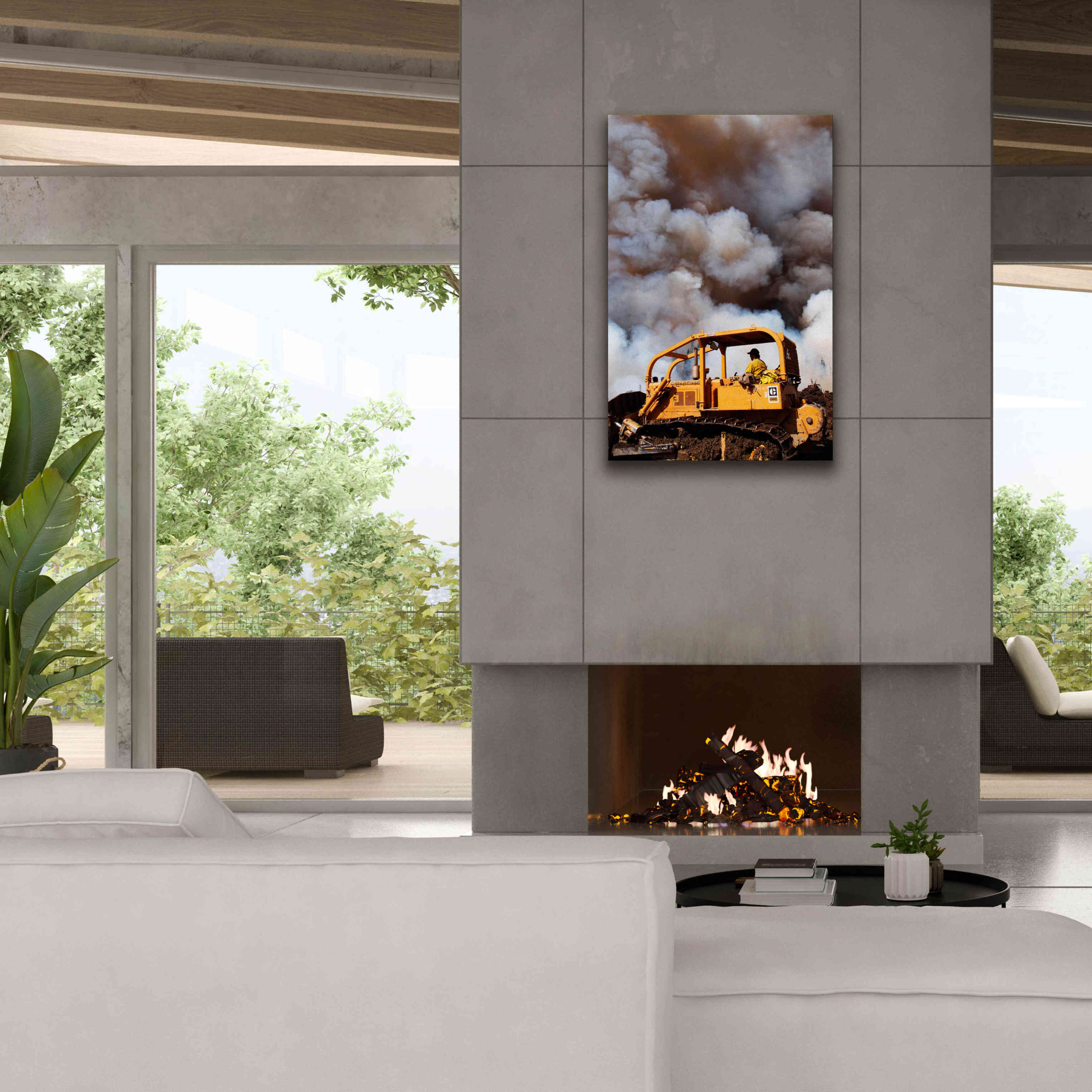 'Dozer' by Thomas Haney, Giclee Canvas Wall Art,26 x 40