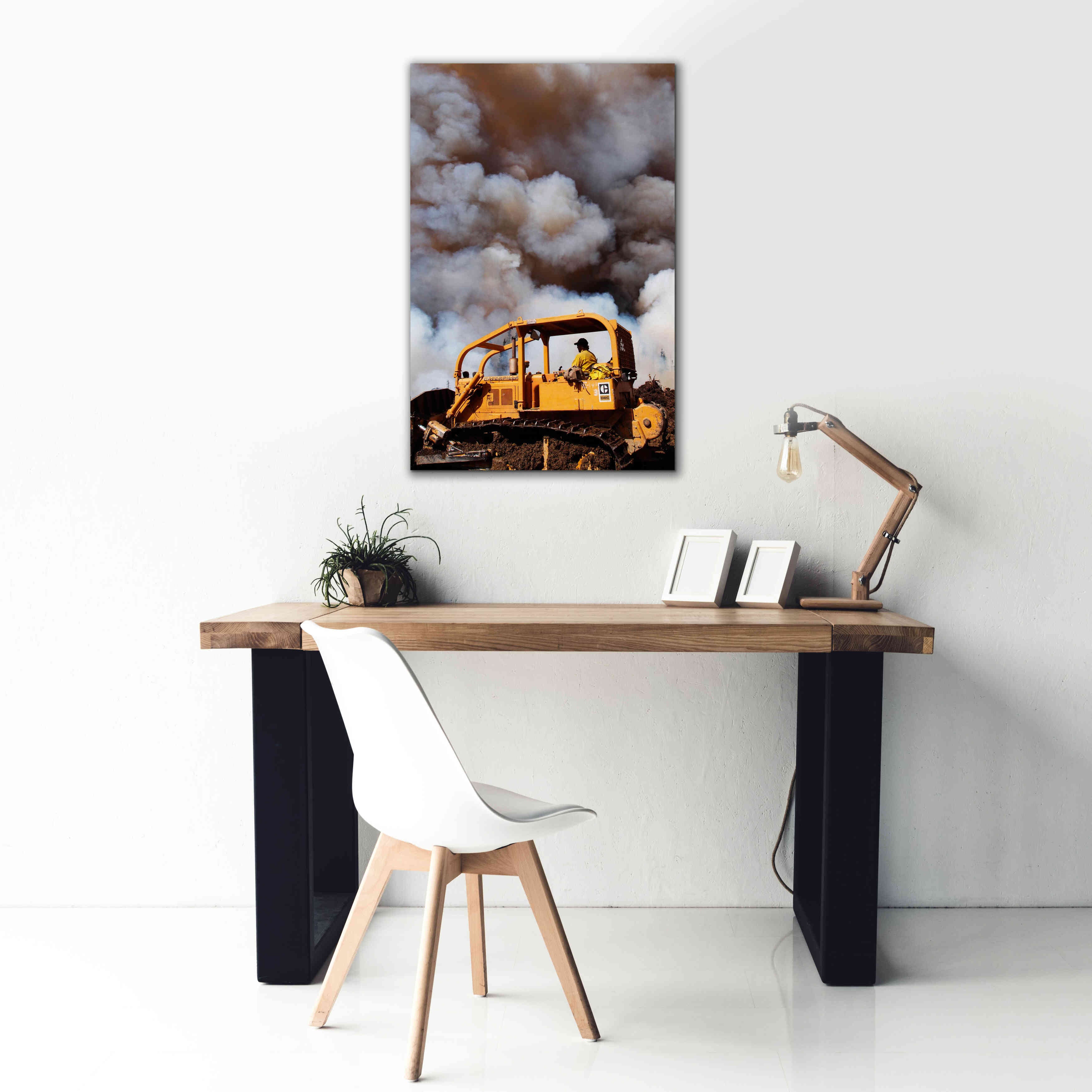 'Dozer' by Thomas Haney, Giclee Canvas Wall Art,26 x 40