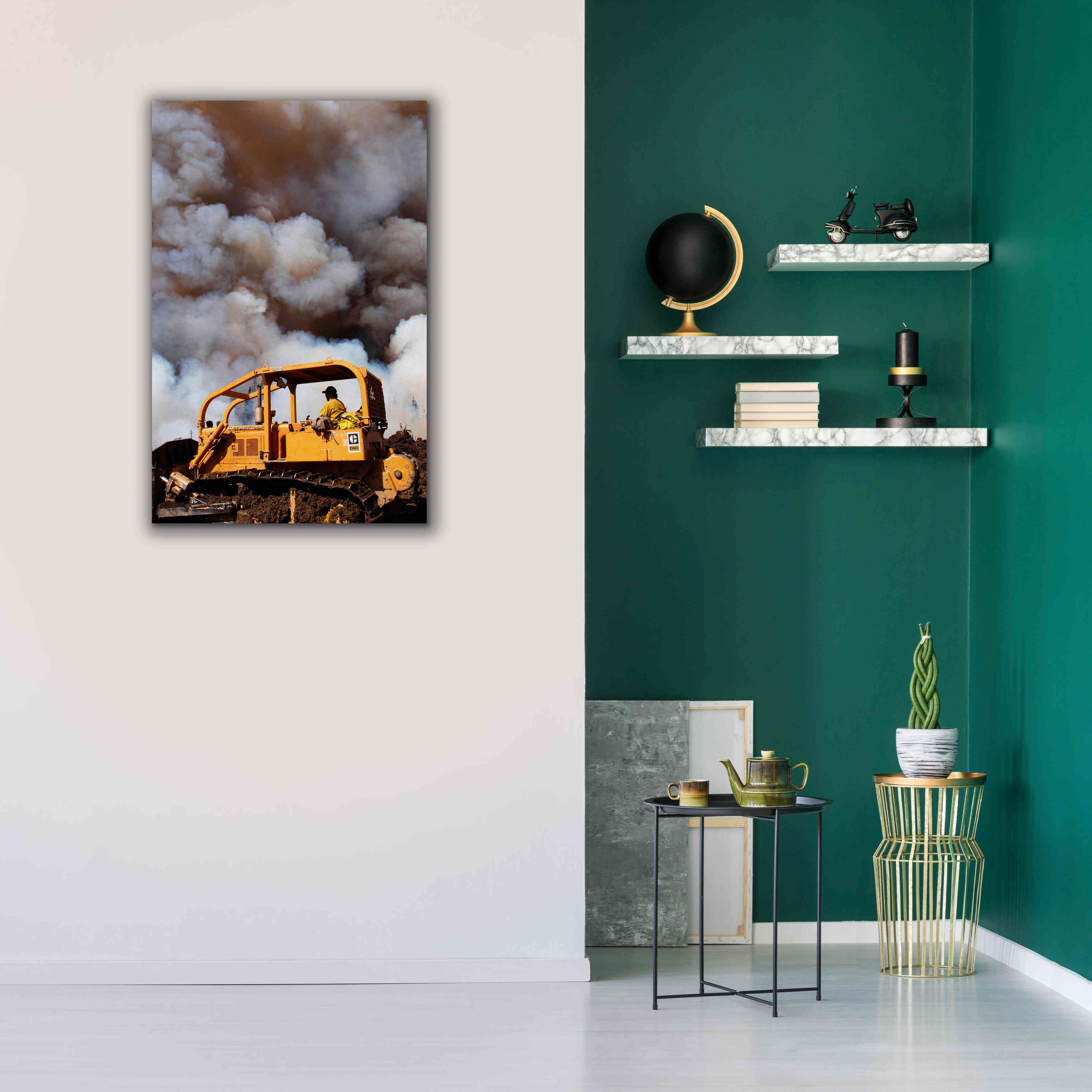 'Dozer' by Thomas Haney, Giclee Canvas Wall Art,26 x 40