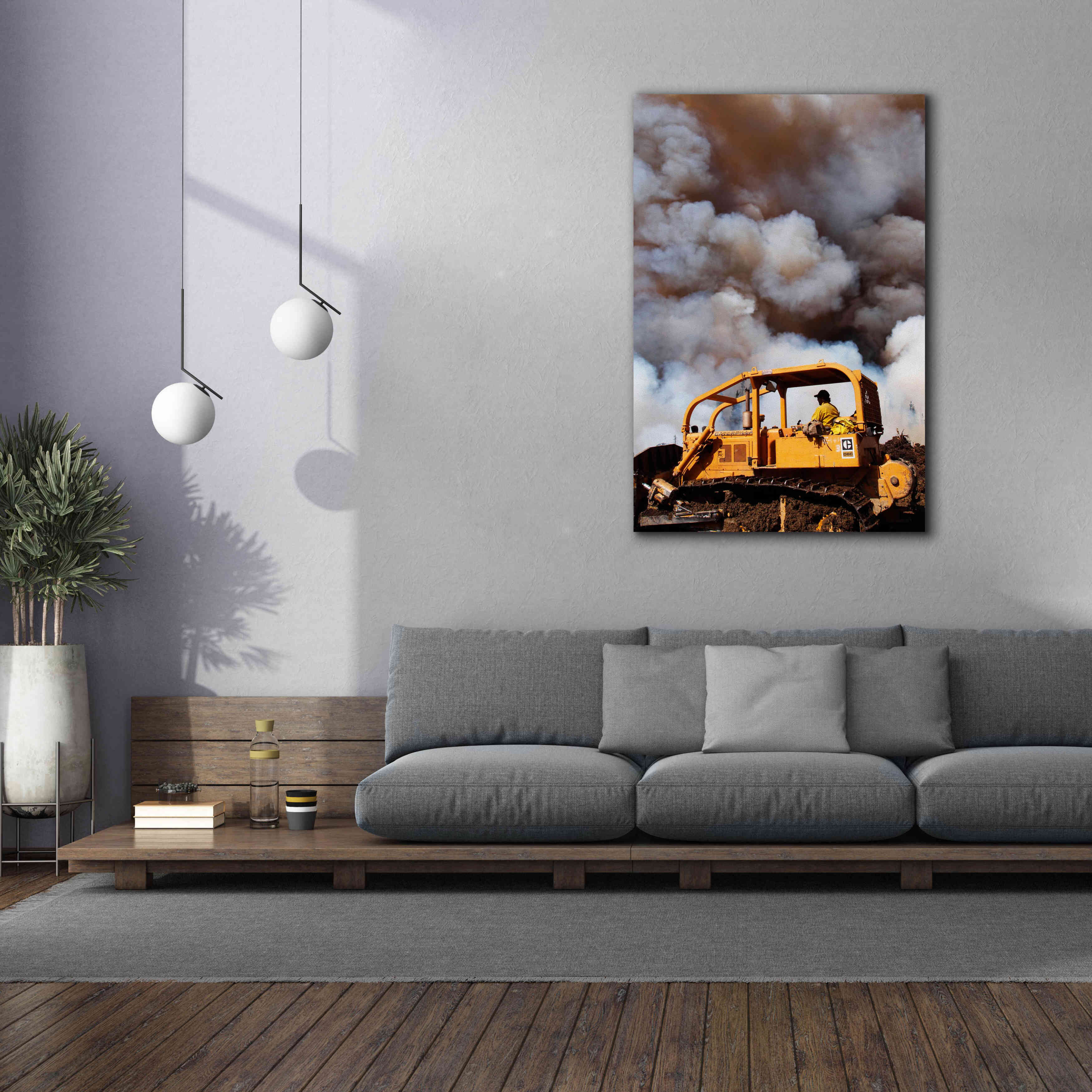 'Dozer' by Thomas Haney, Giclee Canvas Wall Art,40 x 60