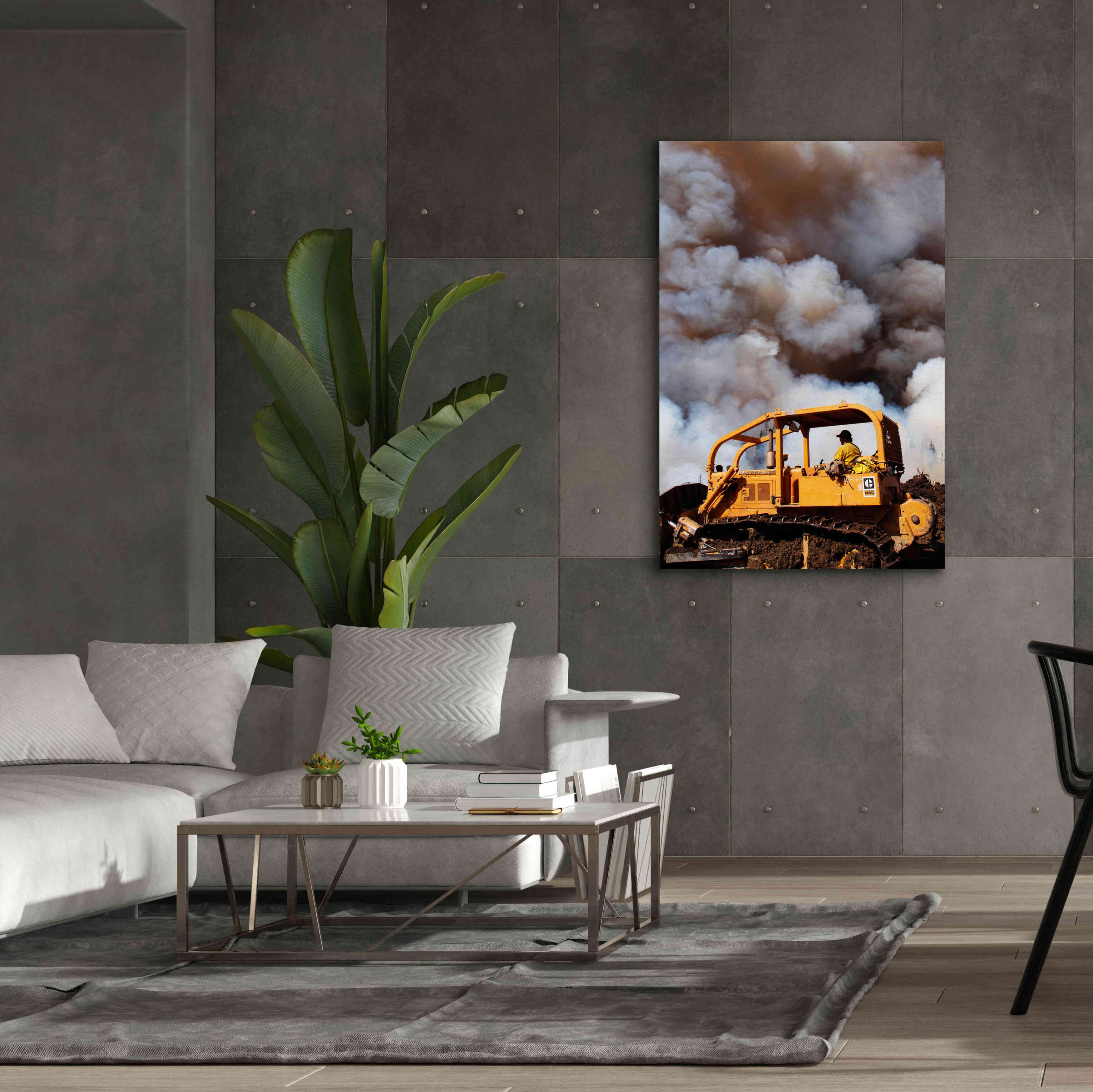 'Dozer' by Thomas Haney, Giclee Canvas Wall Art,40 x 60