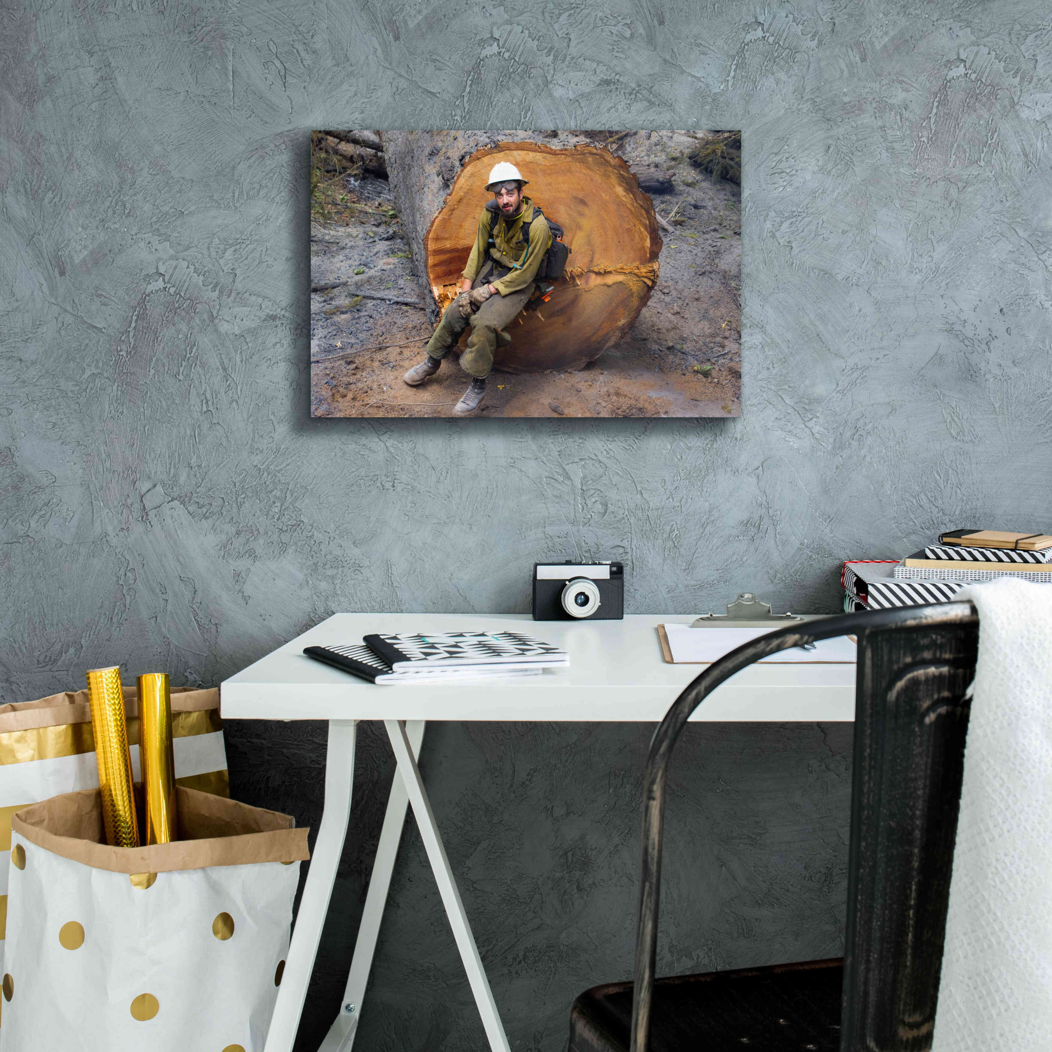 'Halvey' by Thomas Haney, Giclee Canvas Wall Art,18 x 12