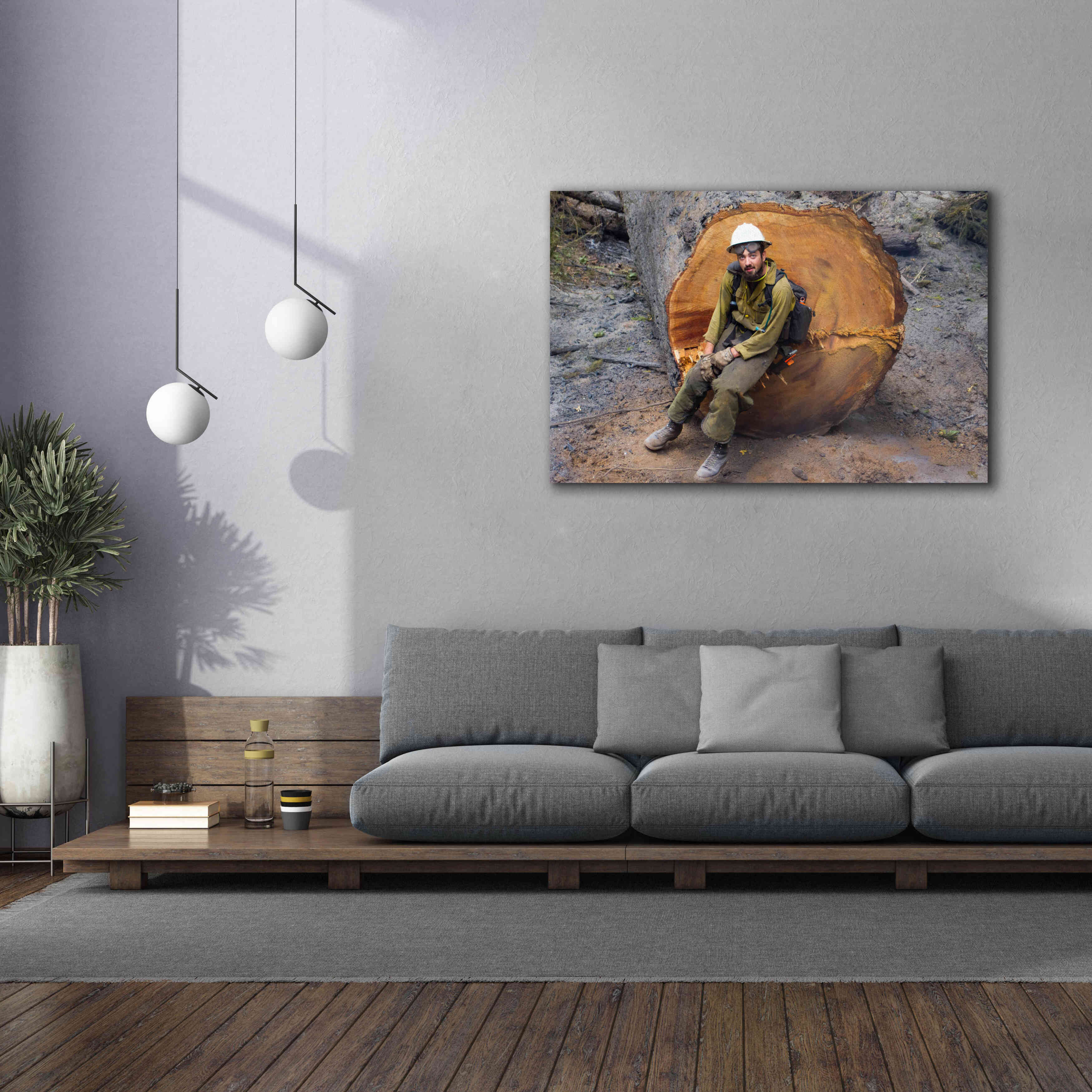 'Halvey' by Thomas Haney, Giclee Canvas Wall Art,60 x 40