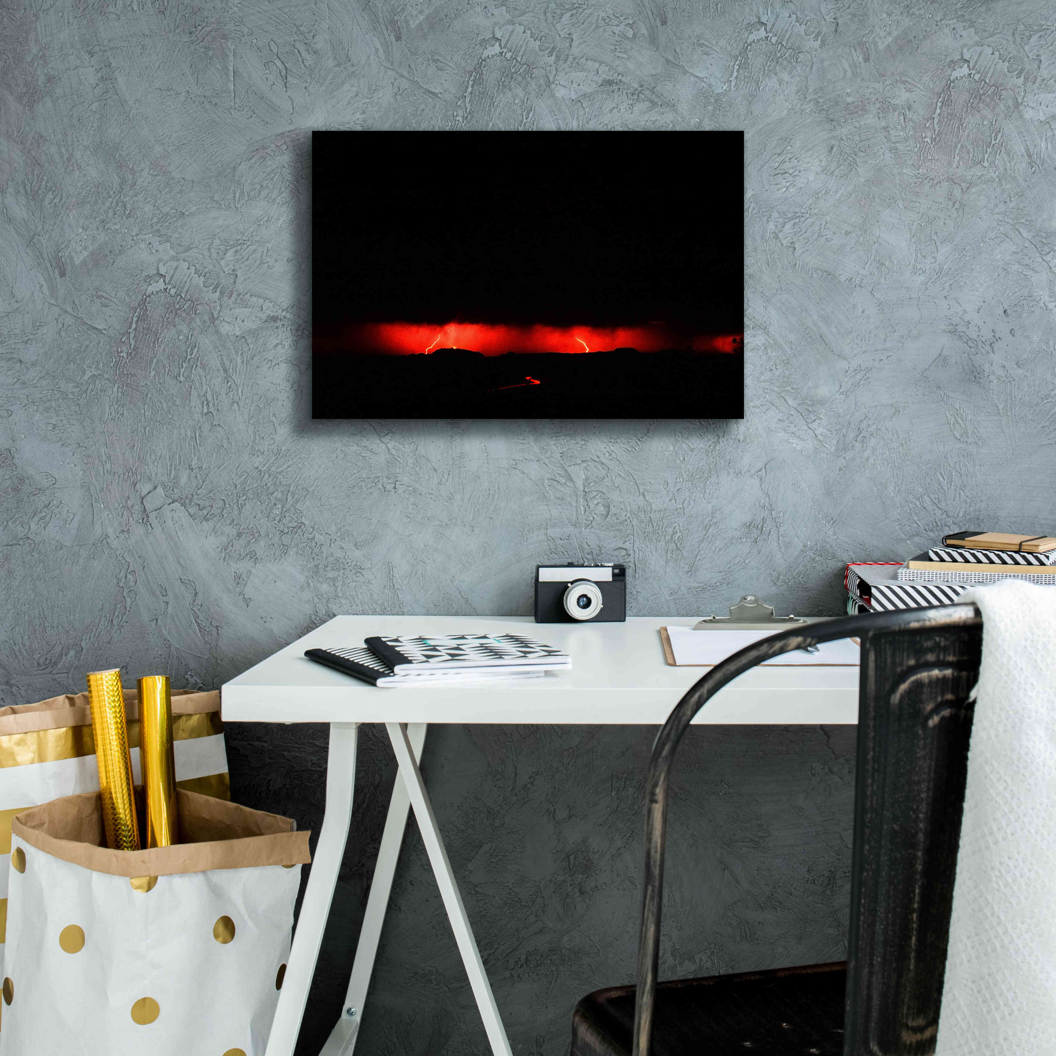 'Lightning Proc' by Thomas Haney, Giclee Canvas Wall Art,18 x 12