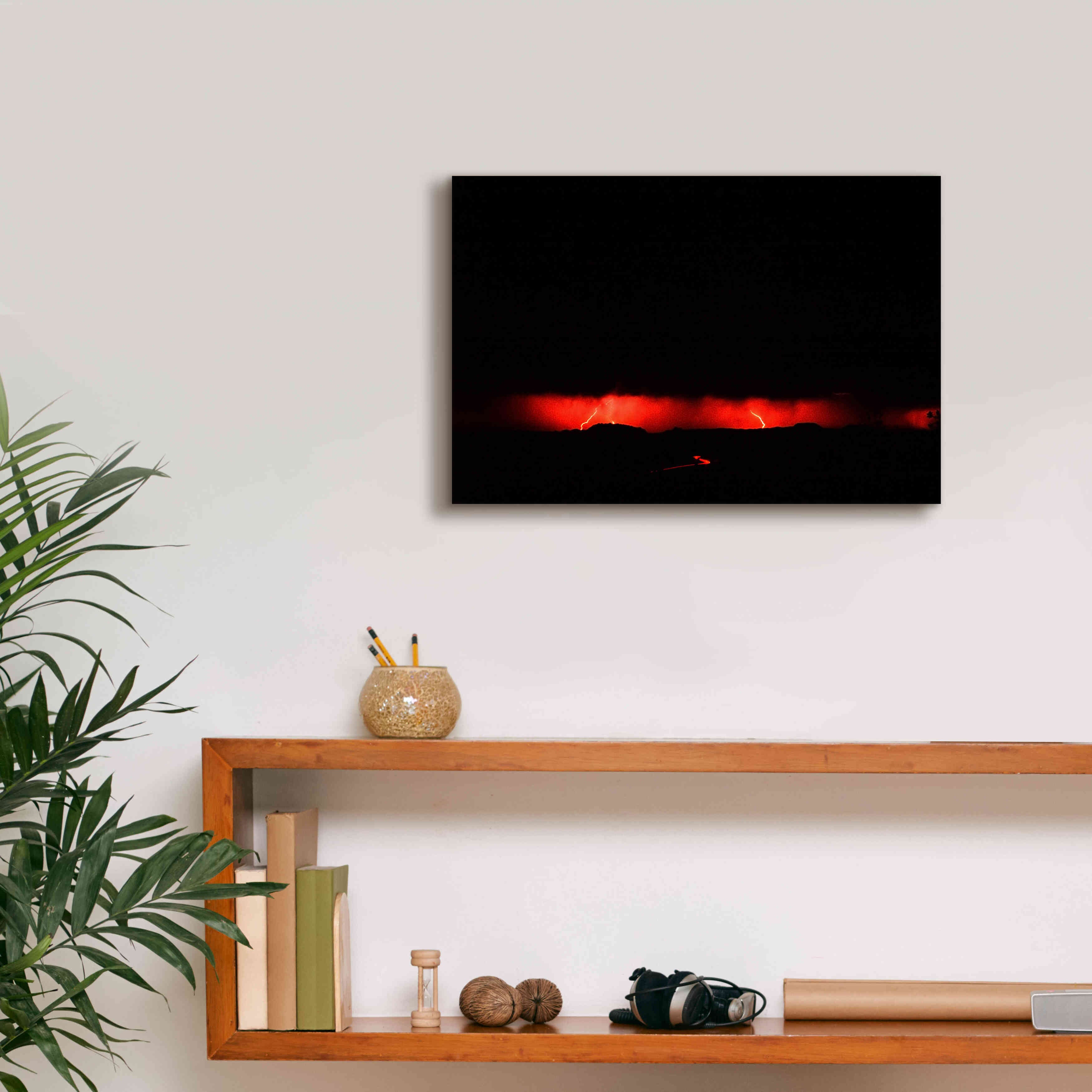 'Lightning Proc' by Thomas Haney, Giclee Canvas Wall Art,18 x 12