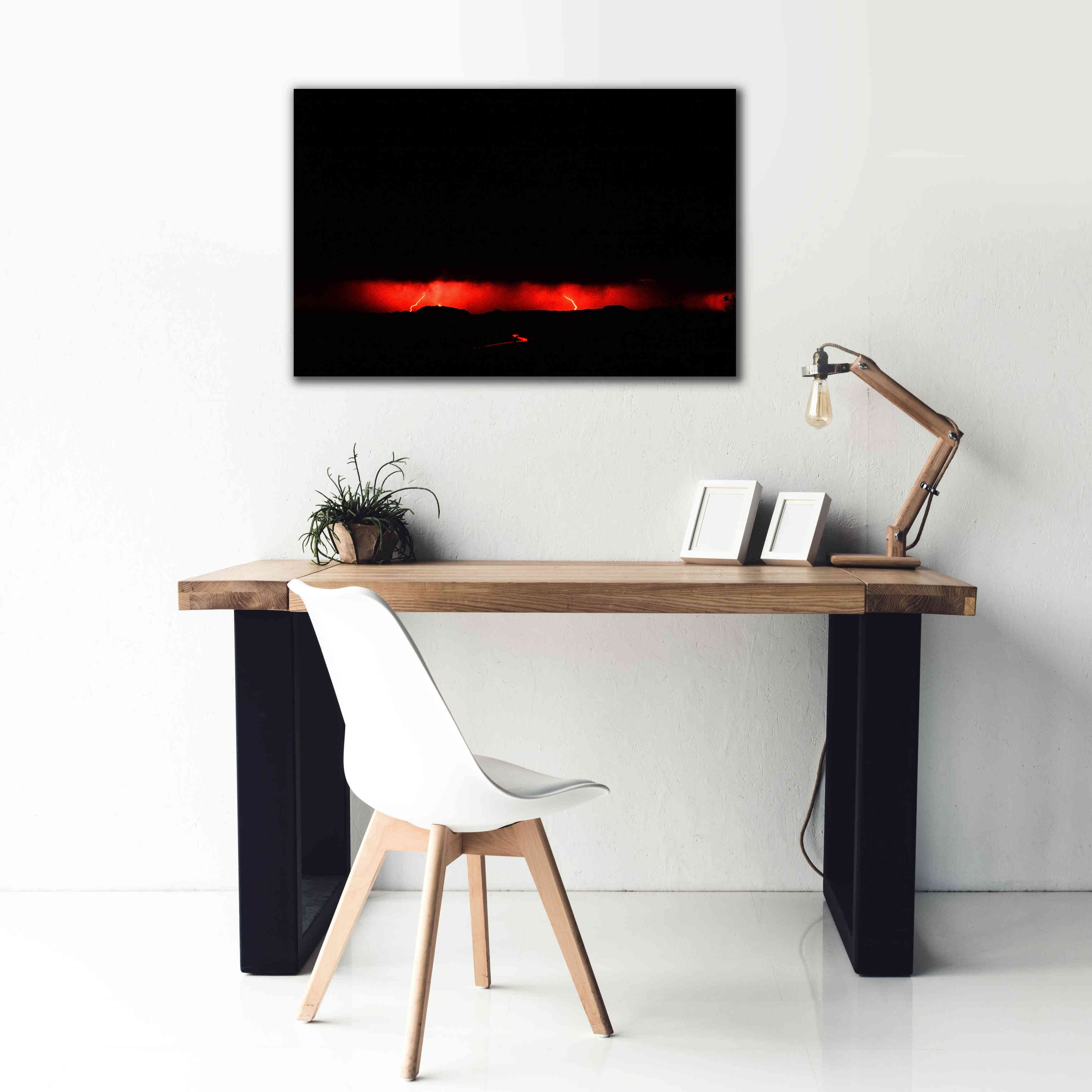 'Lightning Proc' by Thomas Haney, Giclee Canvas Wall Art,40 x 26