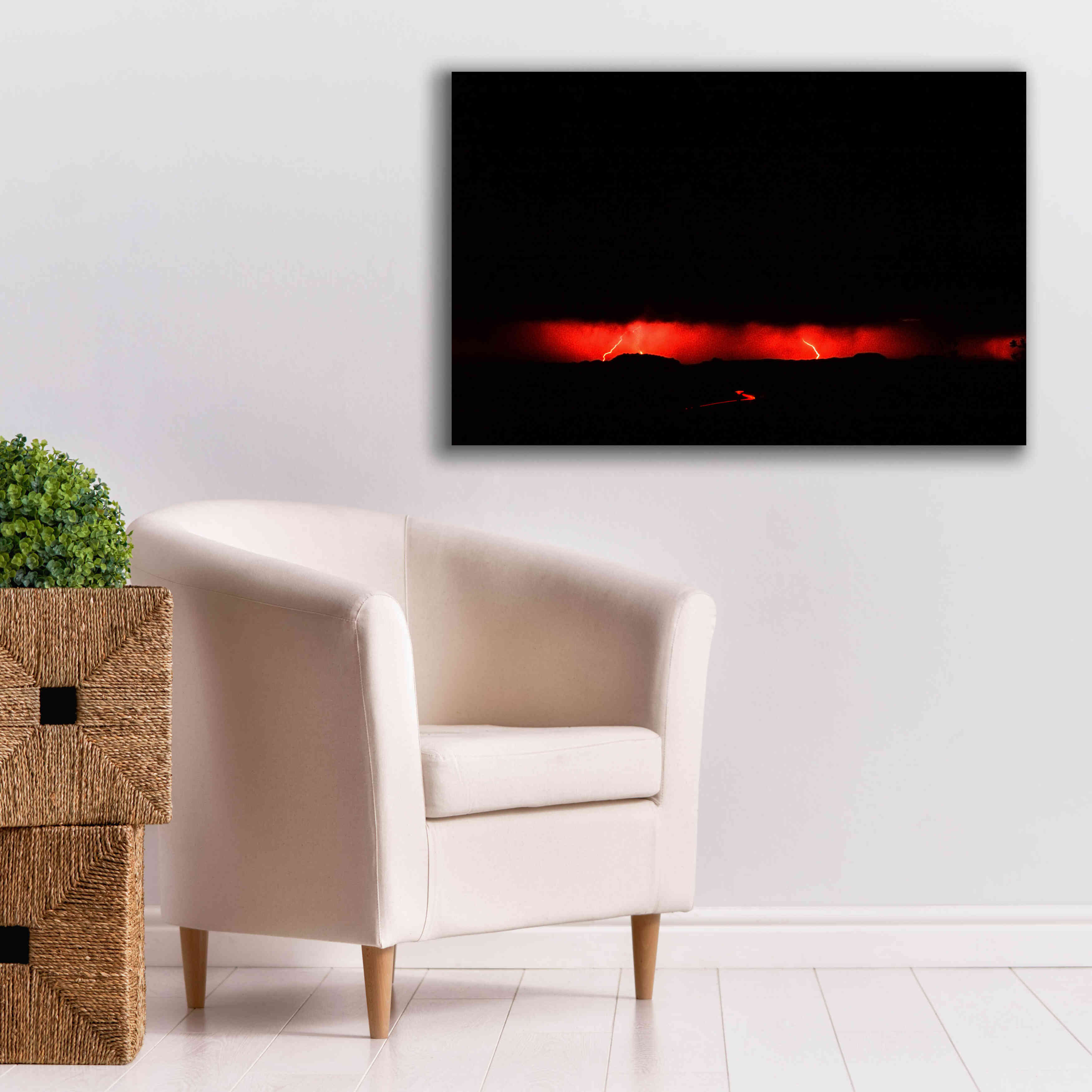 'Lightning Proc' by Thomas Haney, Giclee Canvas Wall Art,40 x 26