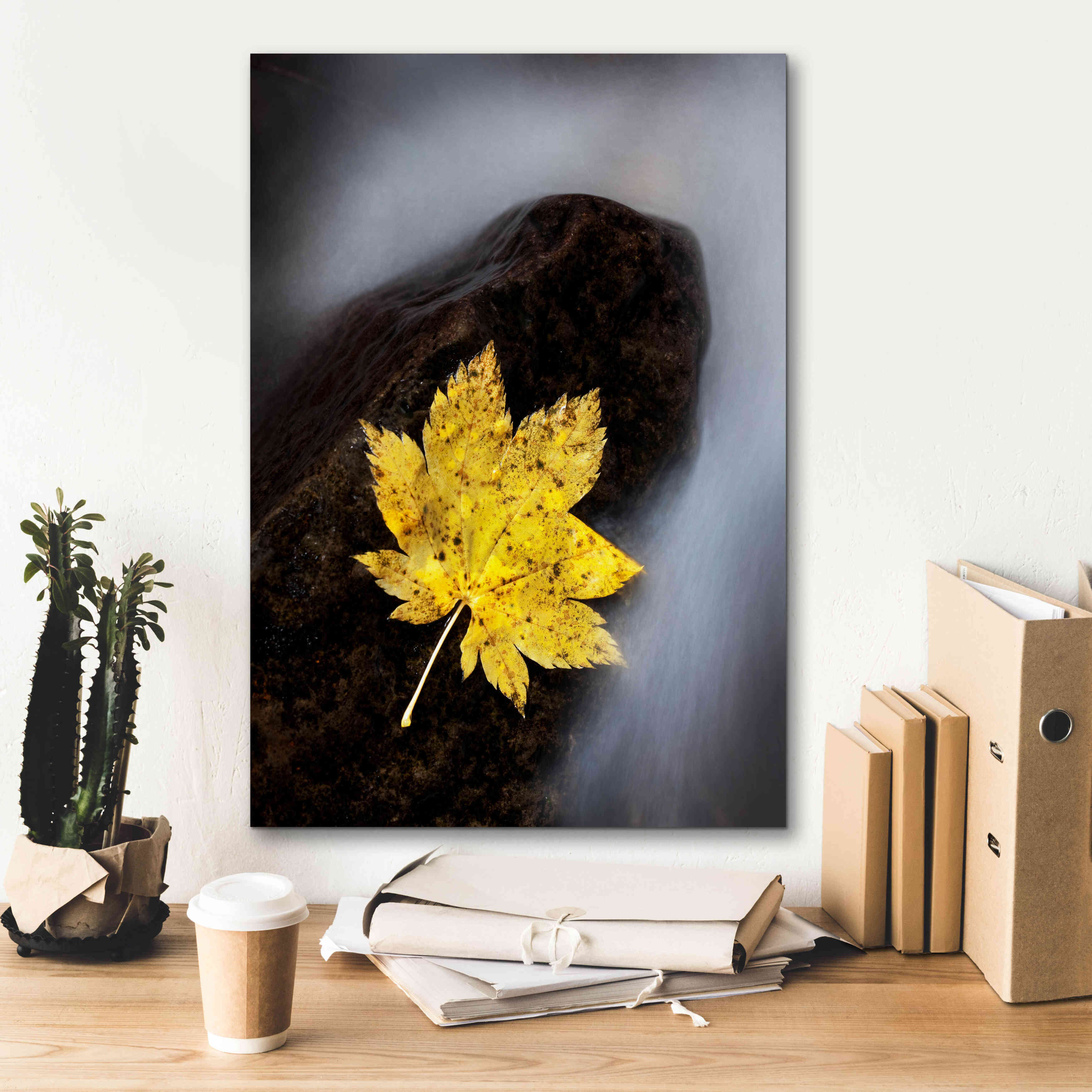 'Maple Leaf Stranded' by Thomas Haney, Giclee Canvas Wall Art,18 x 26