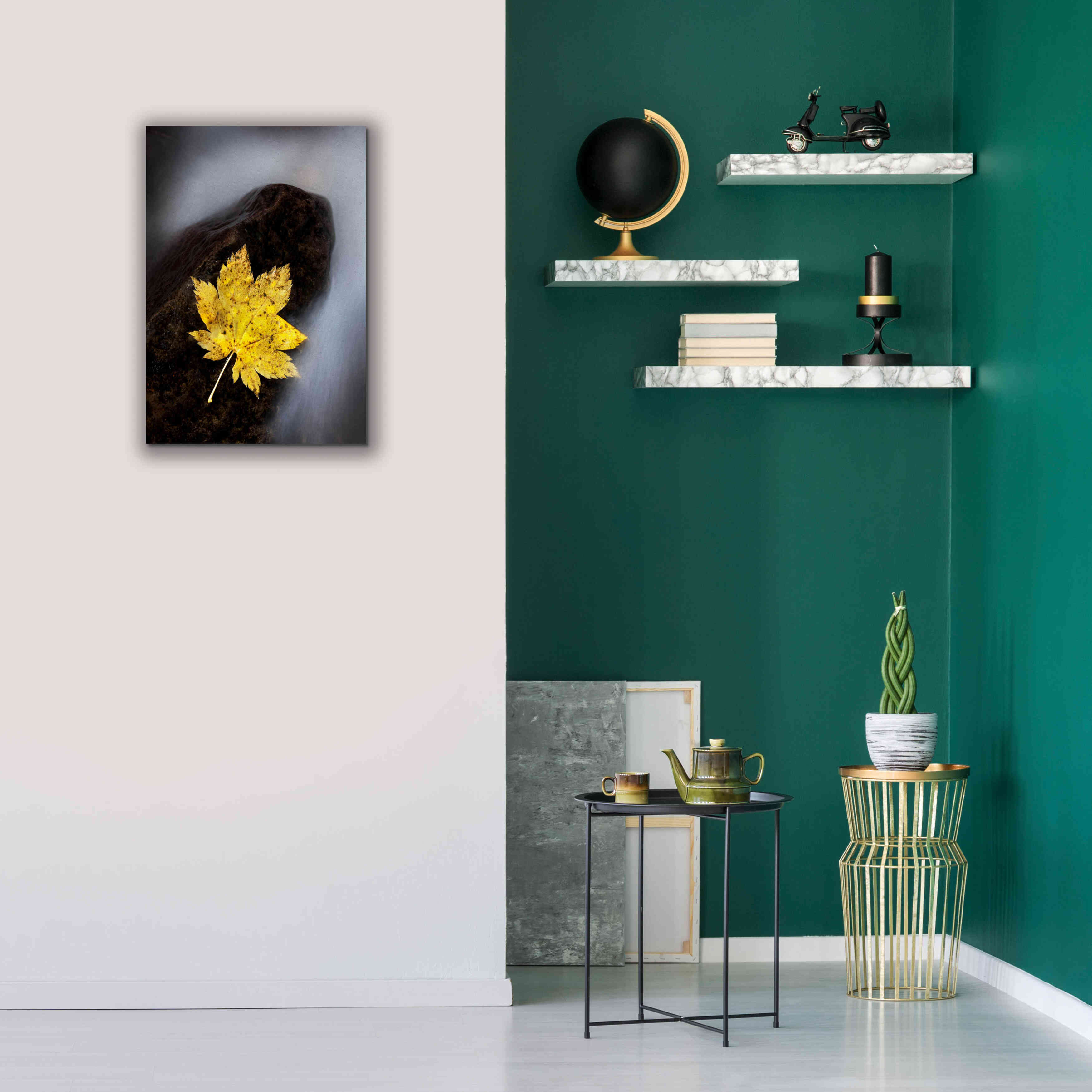 'Maple Leaf Stranded' by Thomas Haney, Giclee Canvas Wall Art,18 x 26