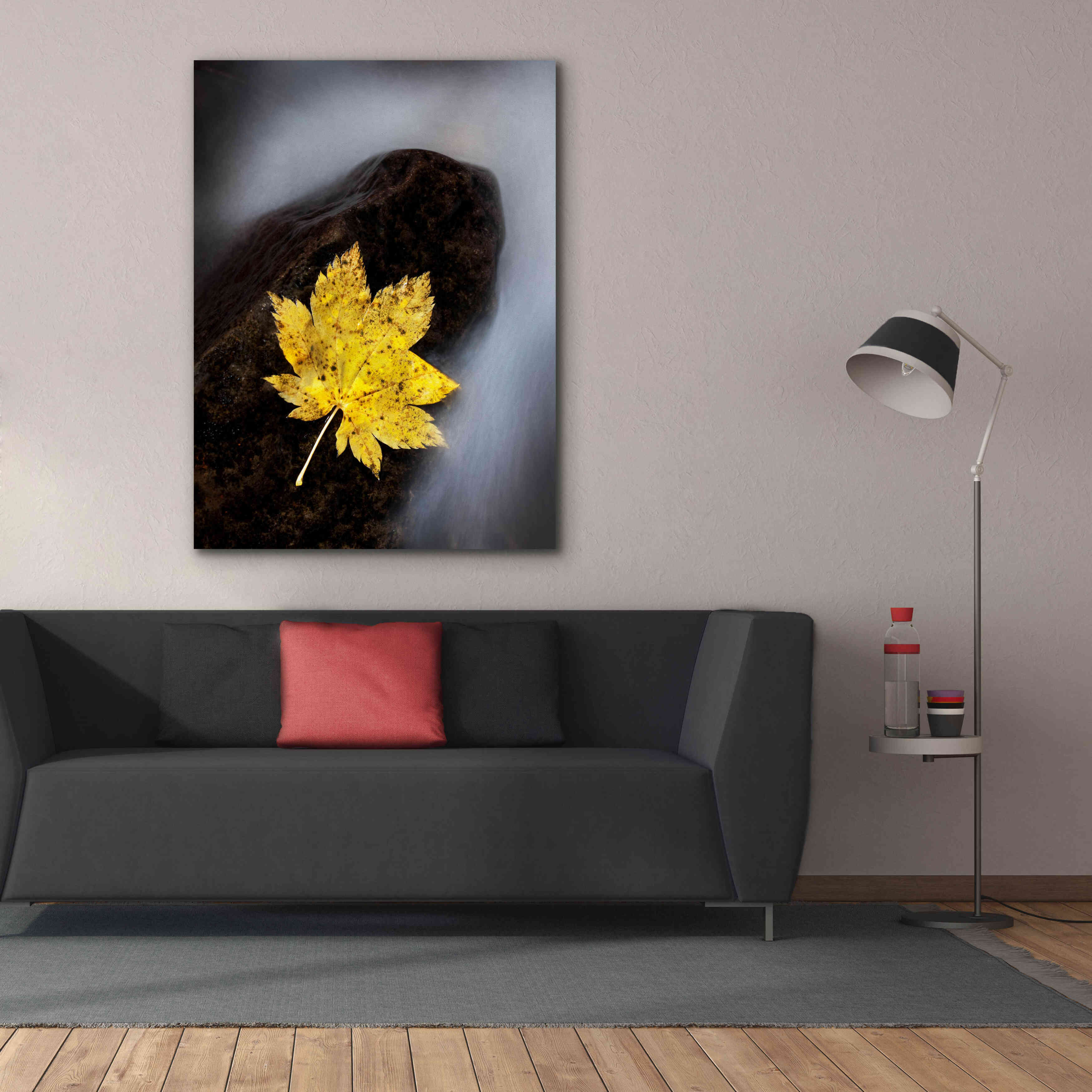 'Maple Leaf Stranded' by Thomas Haney, Giclee Canvas Wall Art,40 x 54