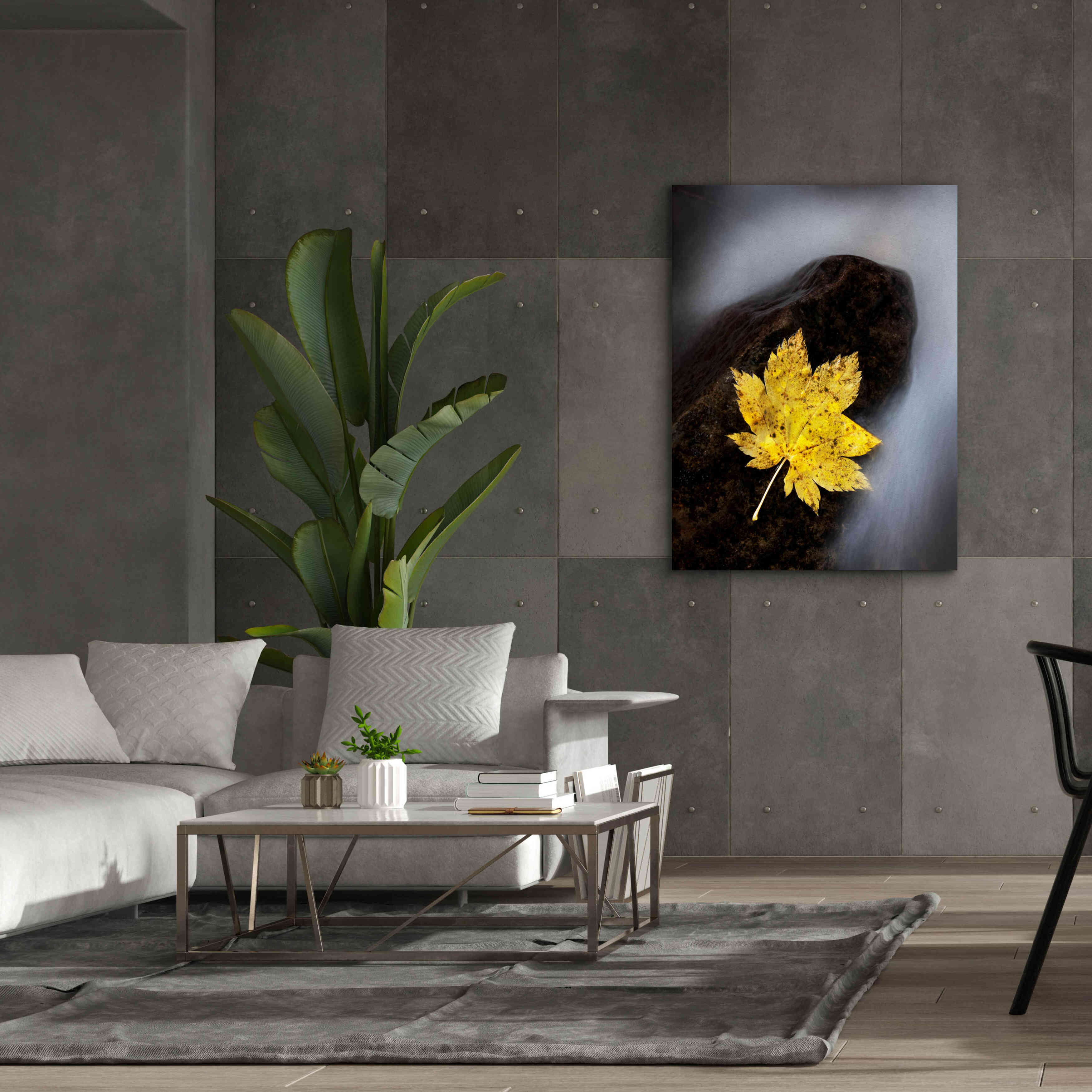 'Maple Leaf Stranded' by Thomas Haney, Giclee Canvas Wall Art,40 x 54