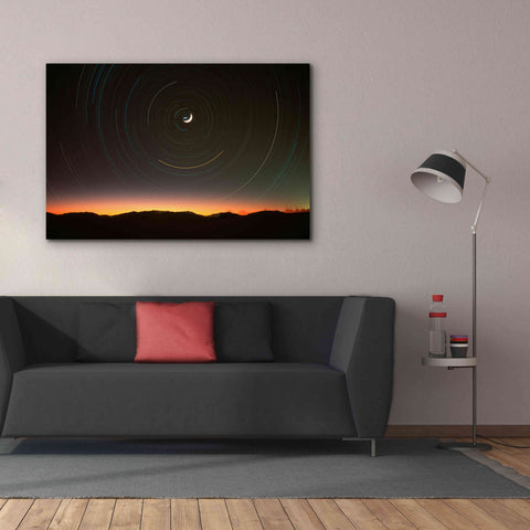 Image of 'Moon North Star' by Thomas Haney, Giclee Canvas Wall Art,60 x 40