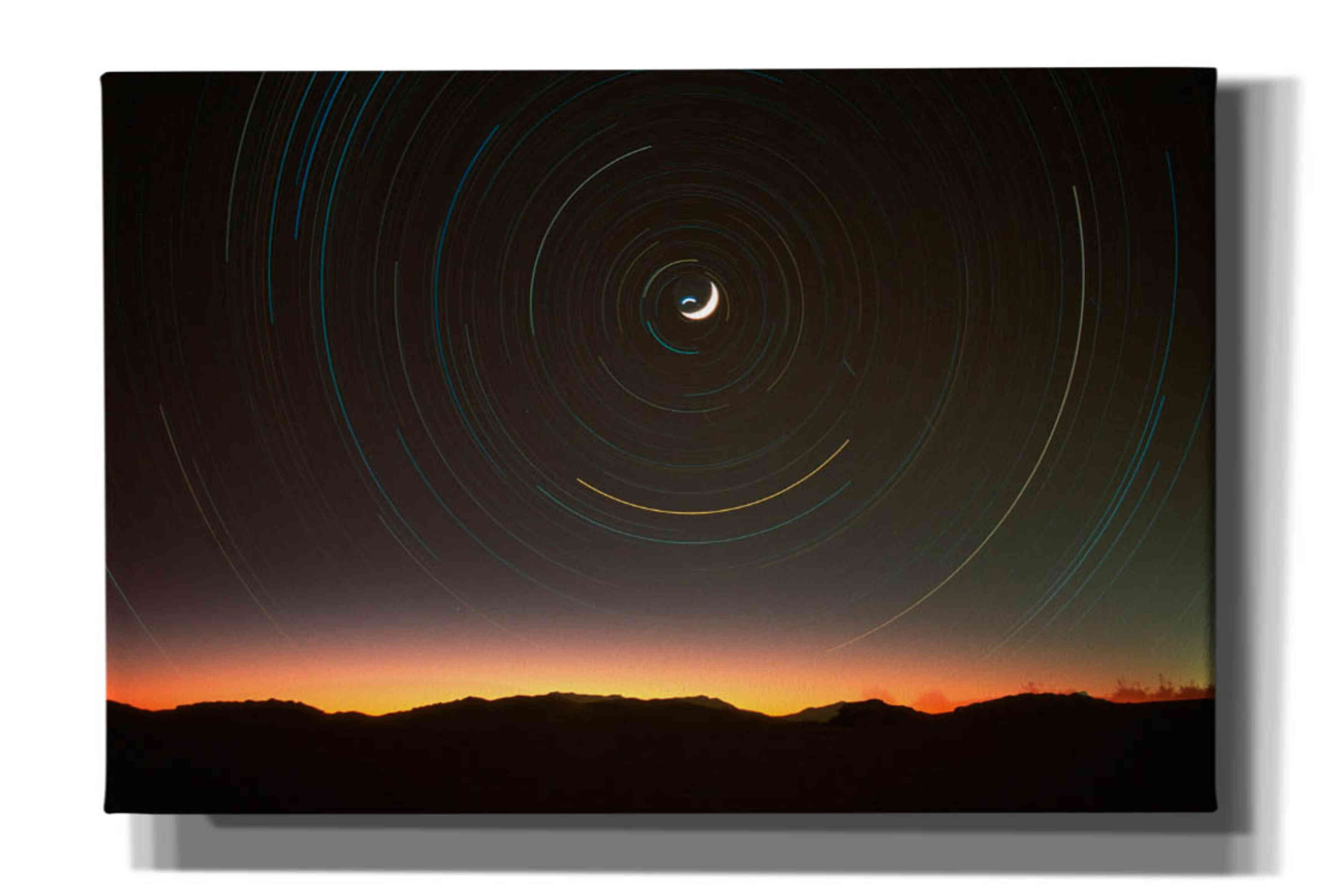 'Moon North Star' by Thomas Haney, Giclee Canvas Wall Art