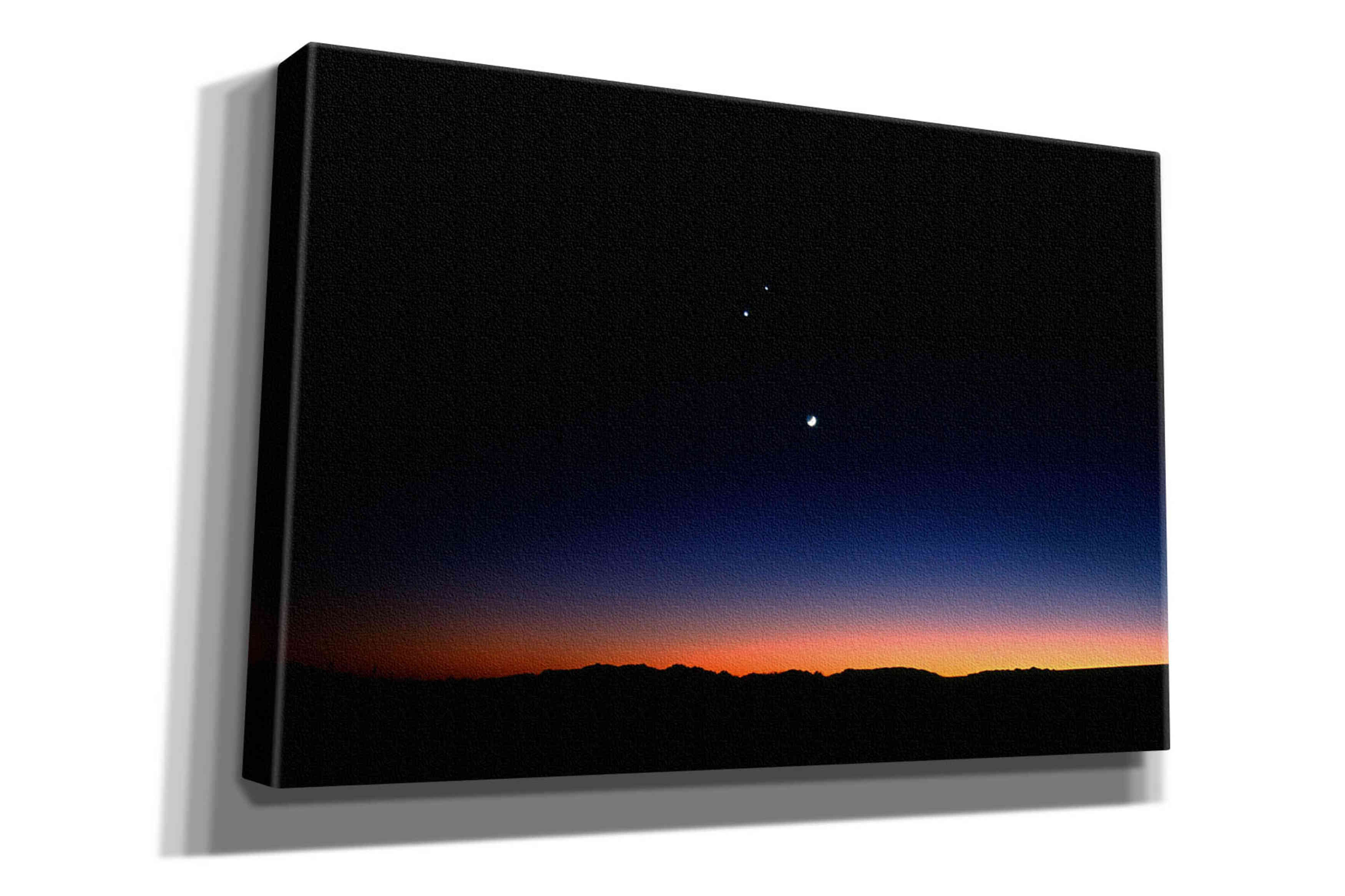 'Moon Planets' by Thomas Haney, Giclee Canvas Wall Art