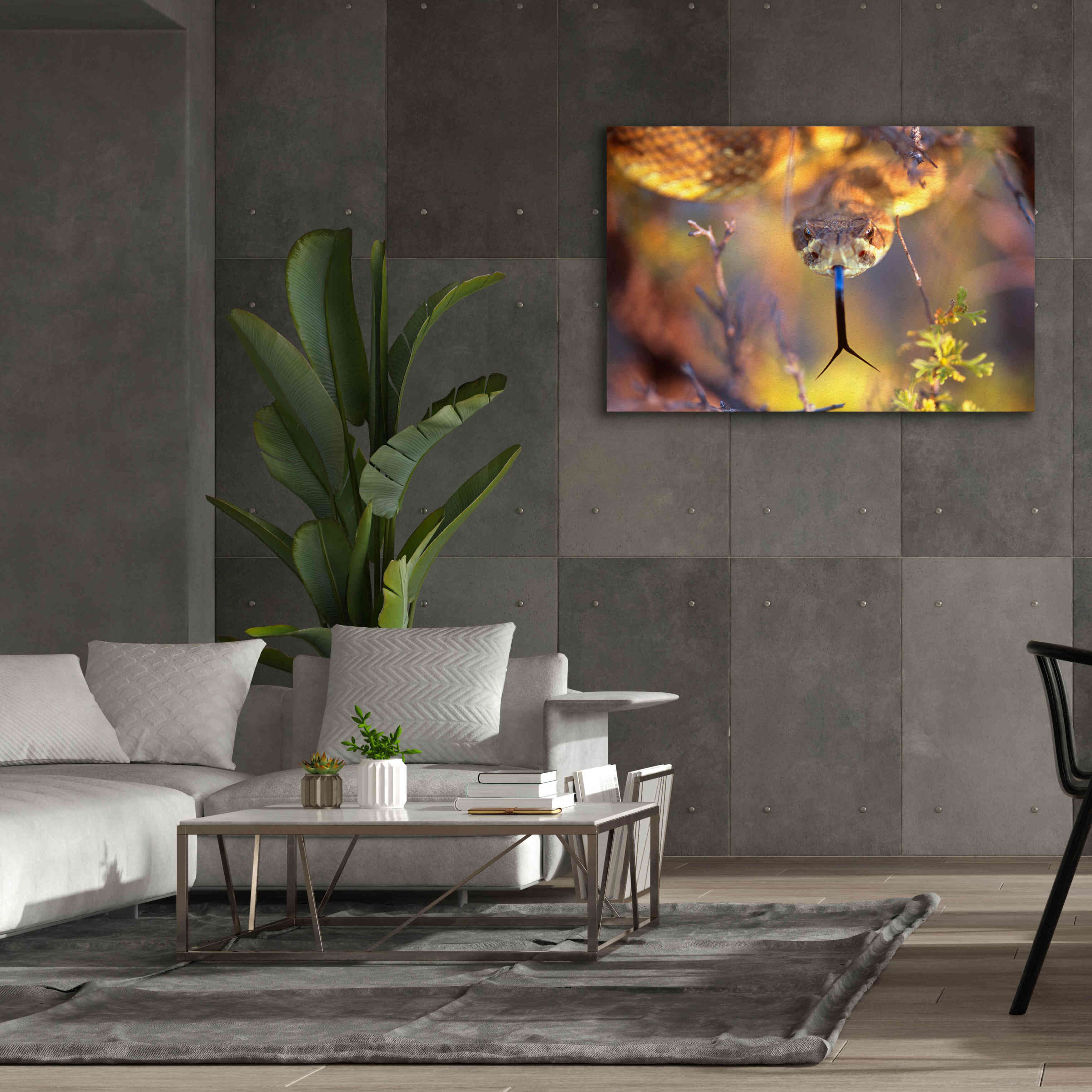 'Rattle' by Thomas Haney, Giclee Canvas Wall Art,60 x 40