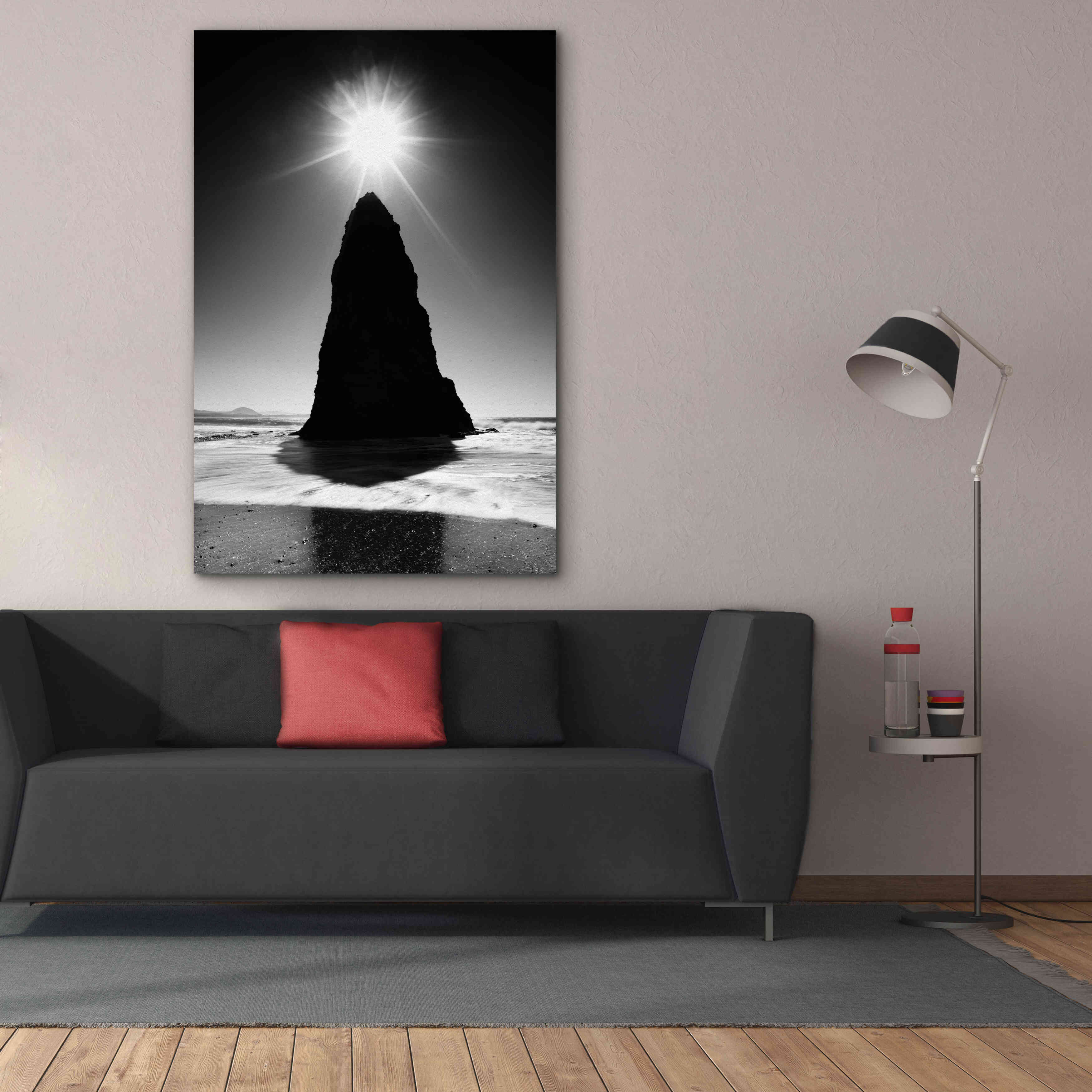 'Rock Pillar Sun' by Thomas Haney, Giclee Canvas Wall Art,40 x 60