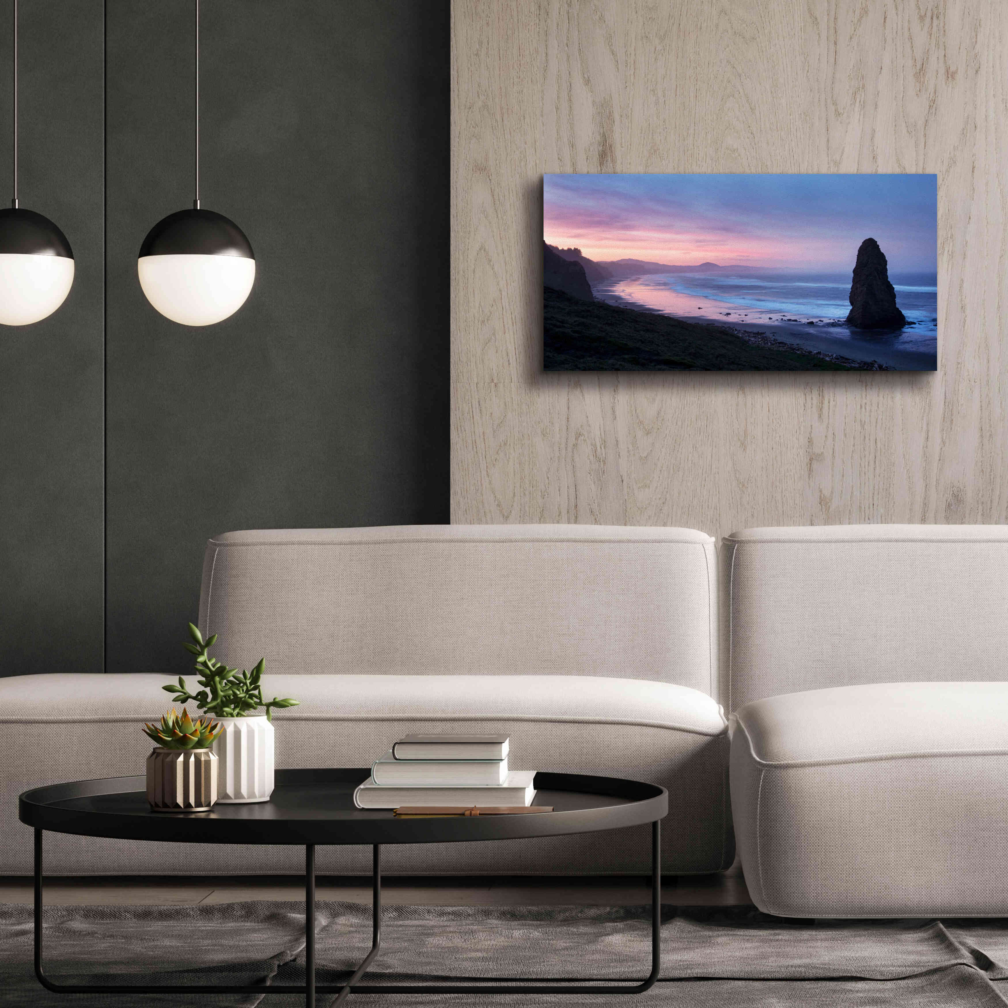 'Rock Pillar wide view' by Thomas Haney, Giclee Canvas Wall Art,40 x 20