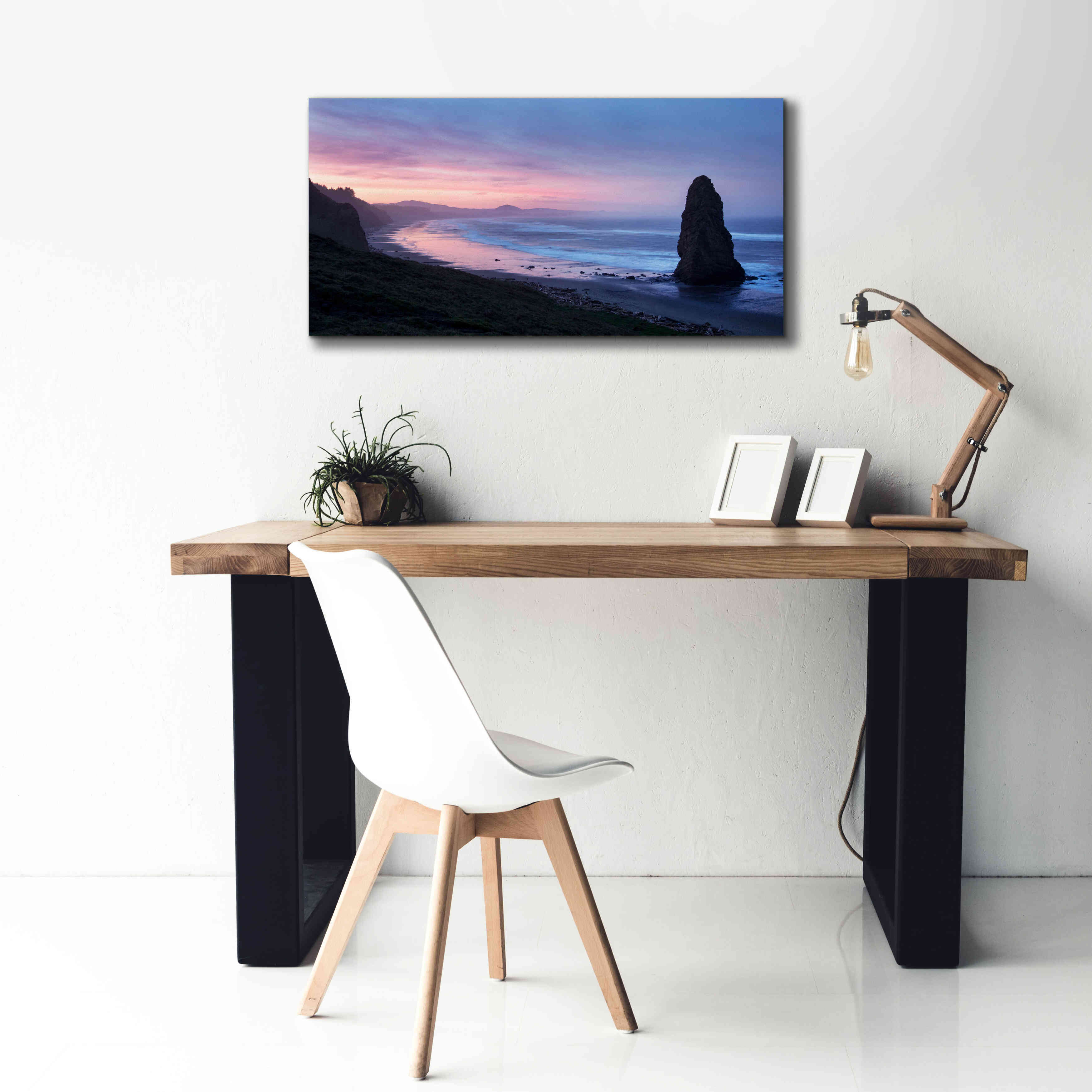 'Rock Pillar wide view' by Thomas Haney, Giclee Canvas Wall Art,40 x 20