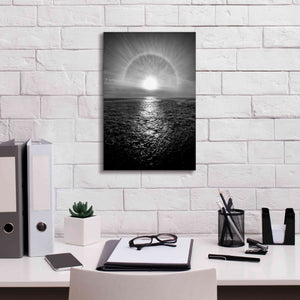 'Sun Halo Streak Silver' by Thomas Haney, Giclee Canvas Wall Art,12 x 18