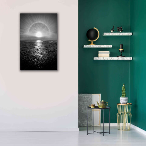 Image of 'Sun Halo Streak Silver' by Thomas Haney, Giclee Canvas Wall Art,26 x 40